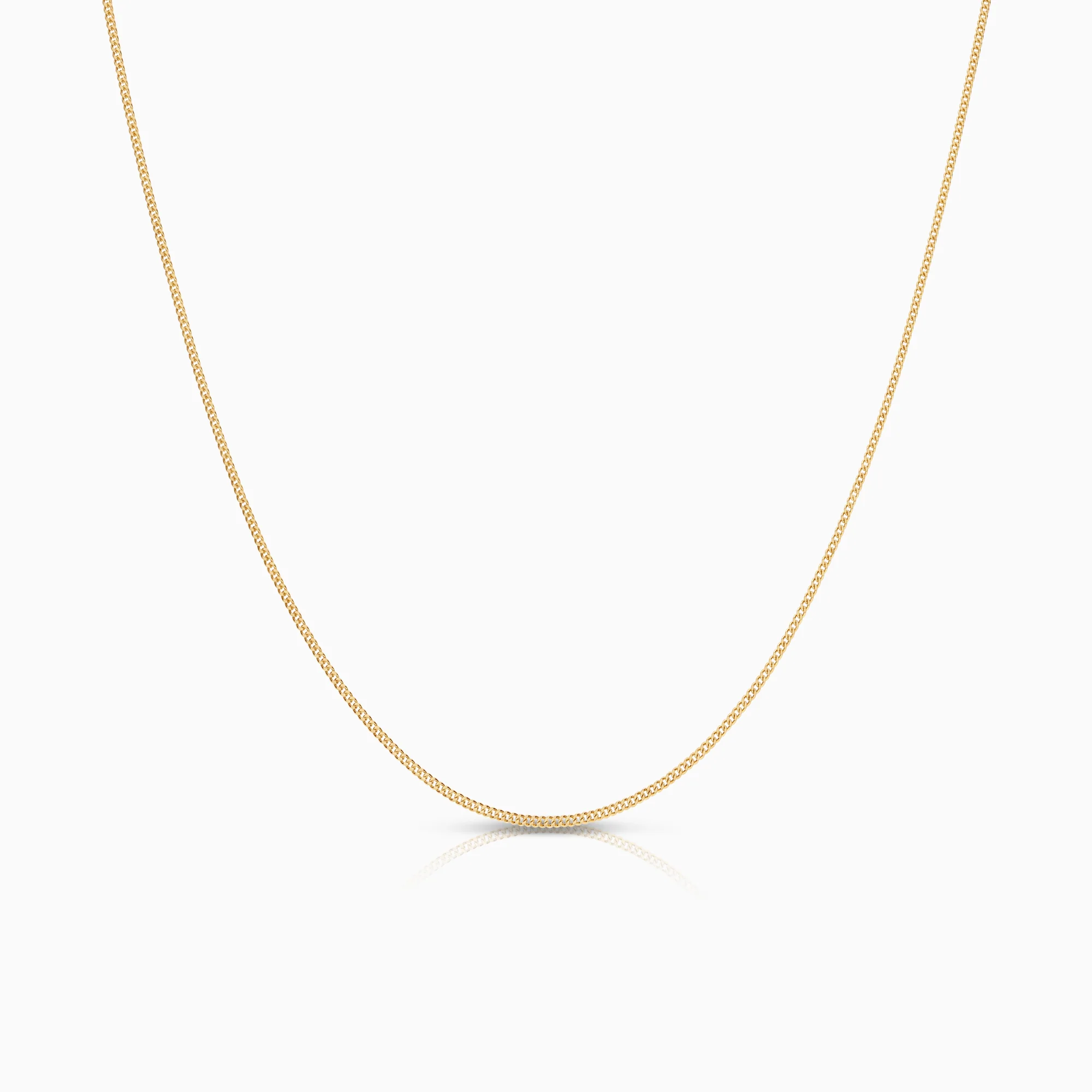 Curb necklace 1.70g 18K gold