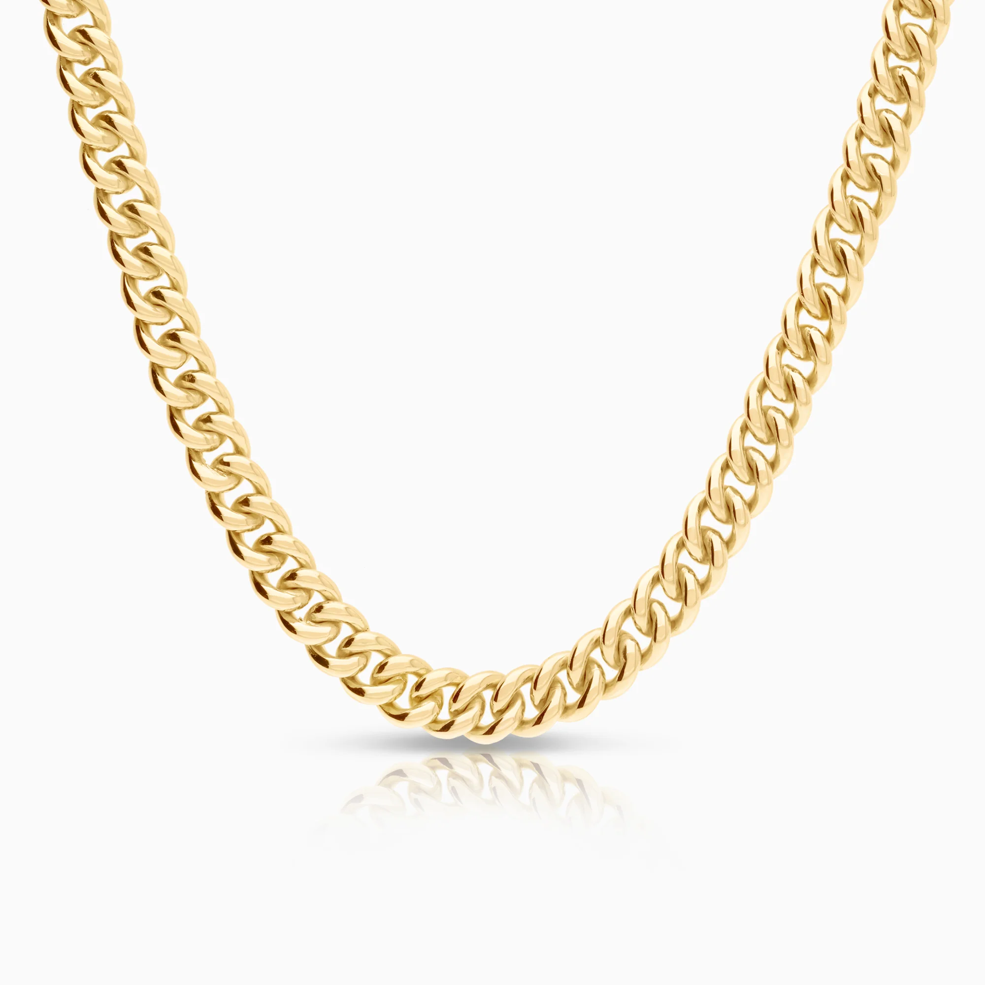 Curb necklace 101.12g 18K gold