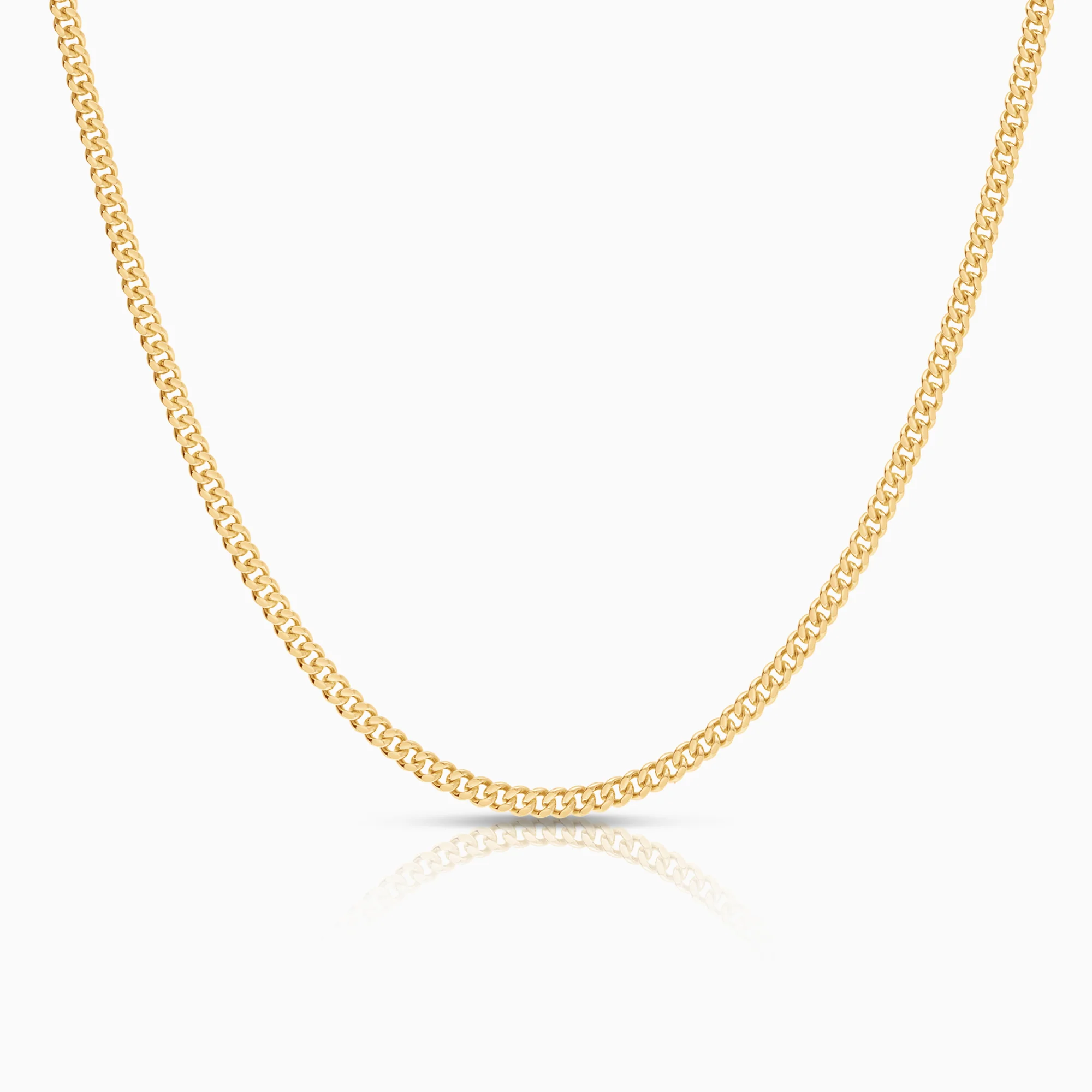 Curb necklace 12.10g 18K gold
