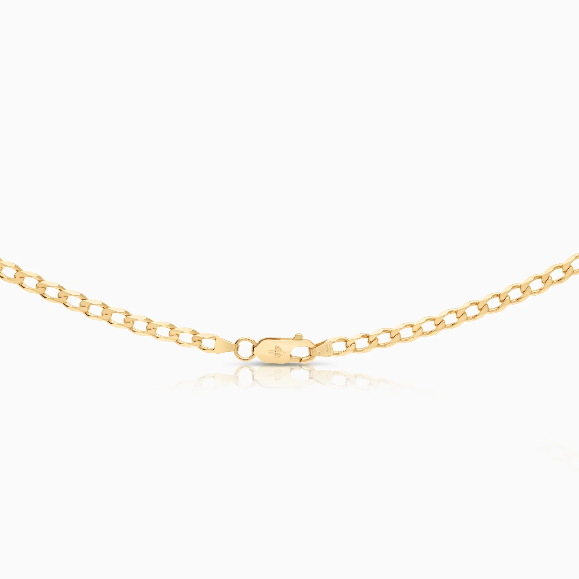 Curb necklace 12.14g 18K gold - Image 2