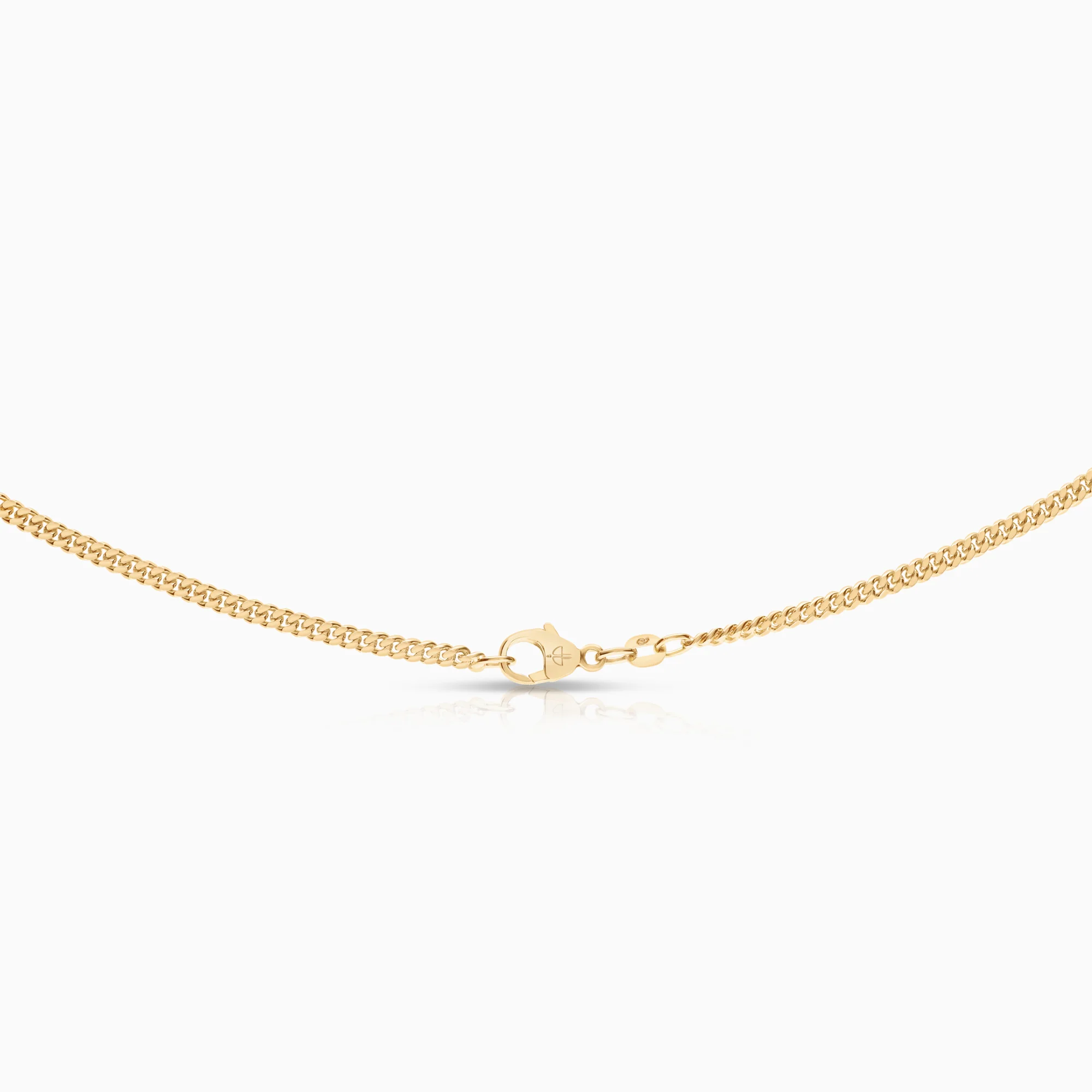 Curb necklace 12.55g 18K gold - Image 2