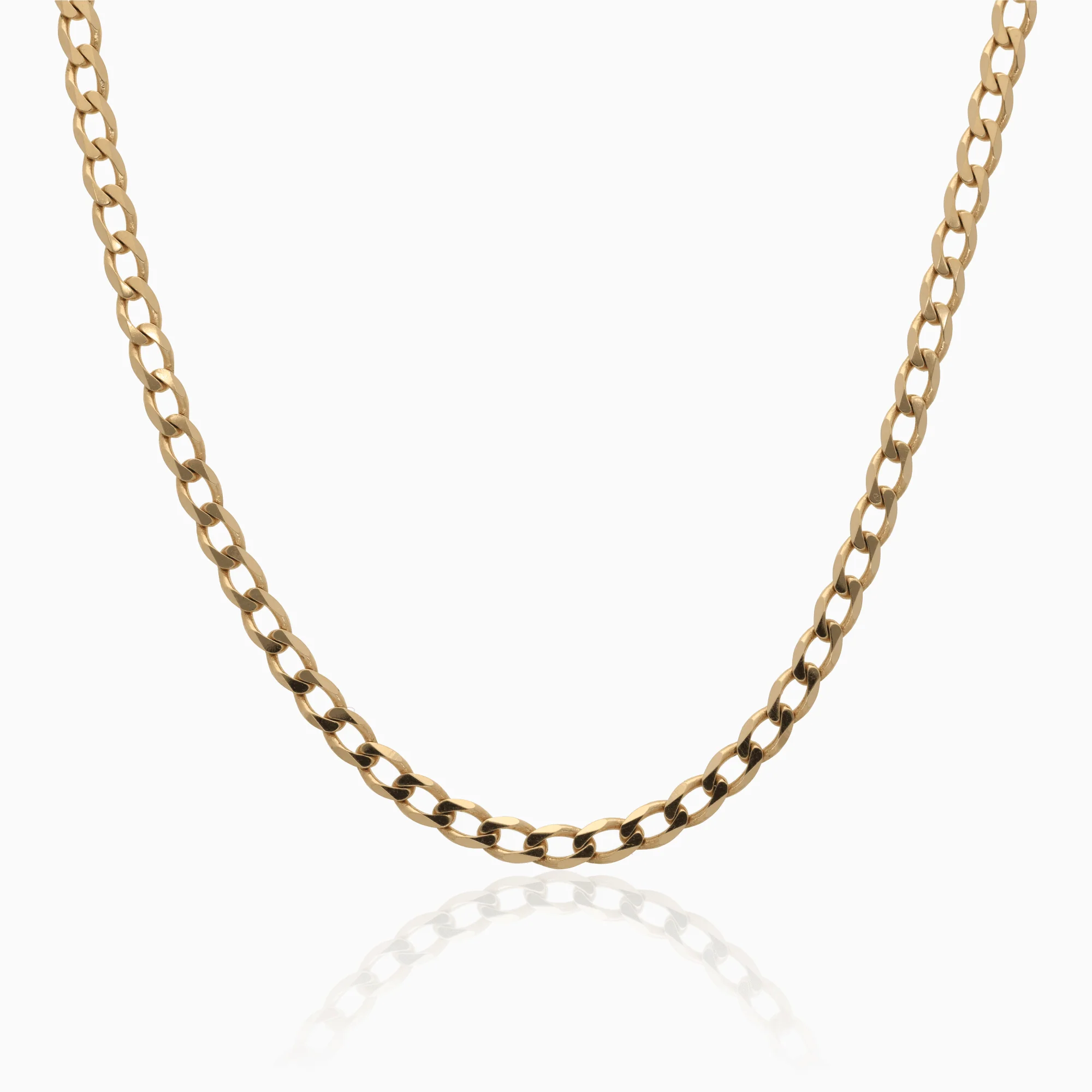 Curb necklace 13.40g 18K