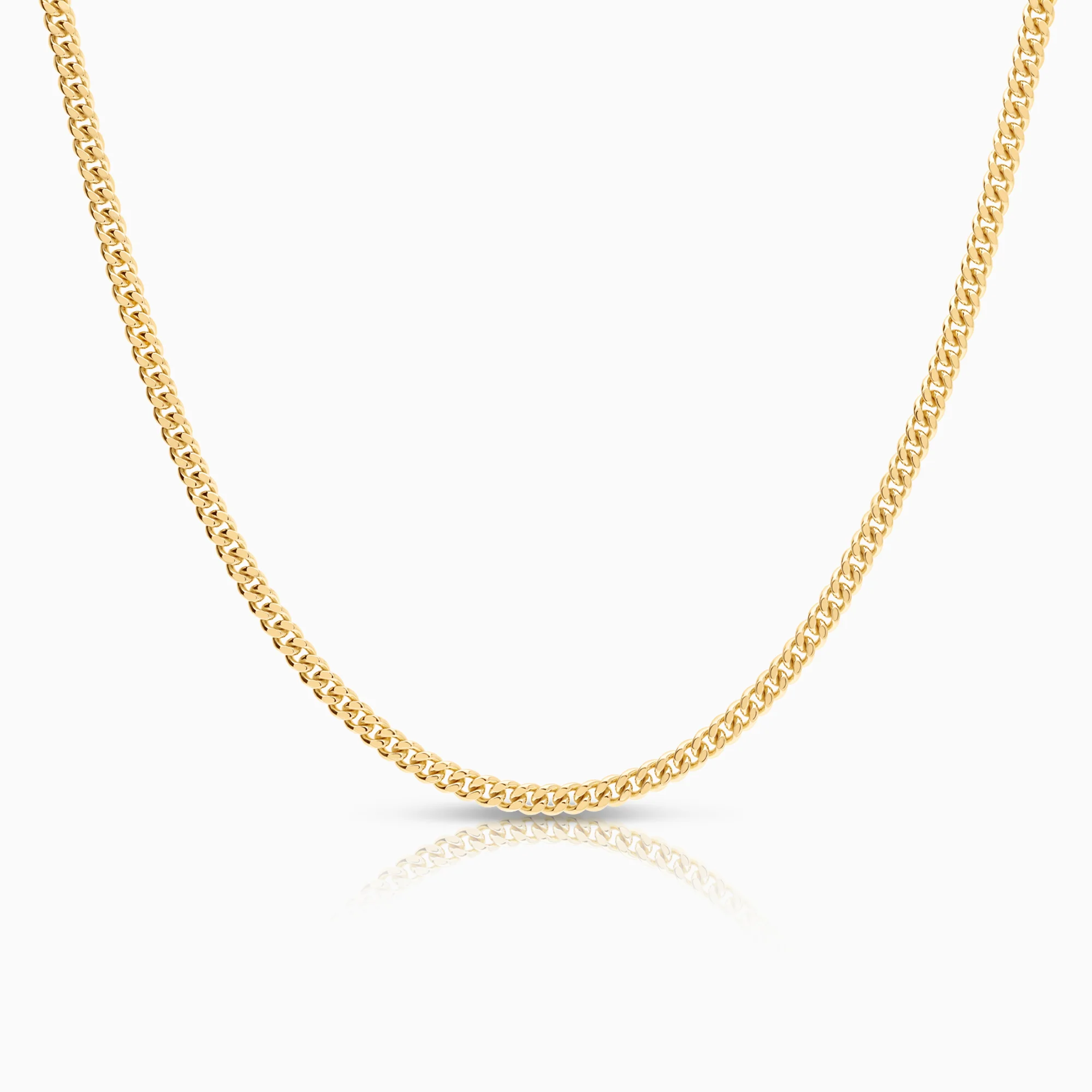 Curb necklace 14.10g 18K gold