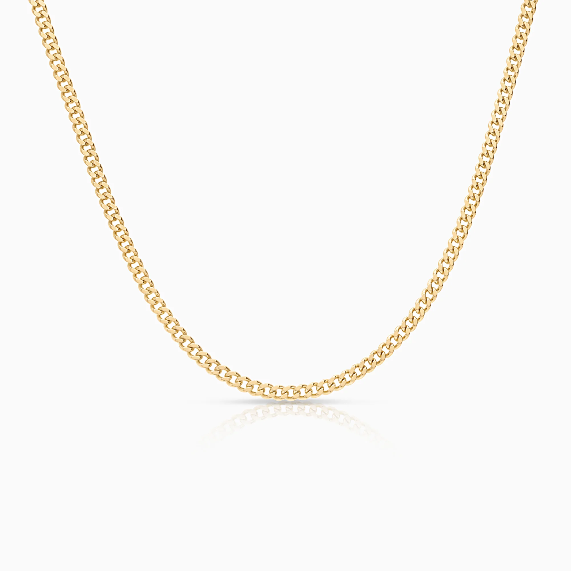 Curb necklace 15.20g 18K gold