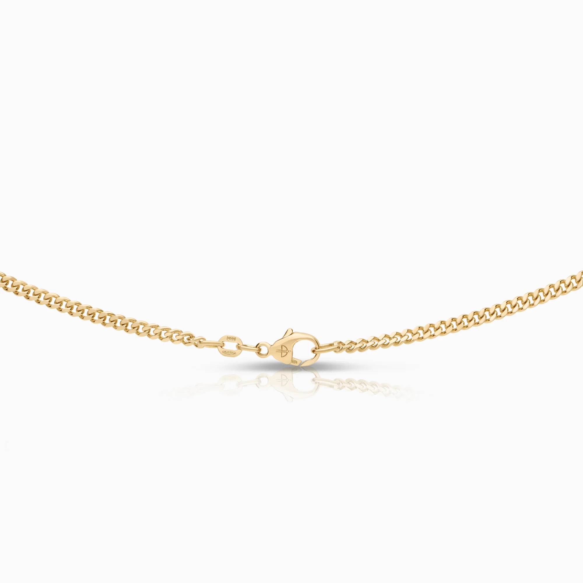 Curb necklace 18.30g 18K gold - Image 2