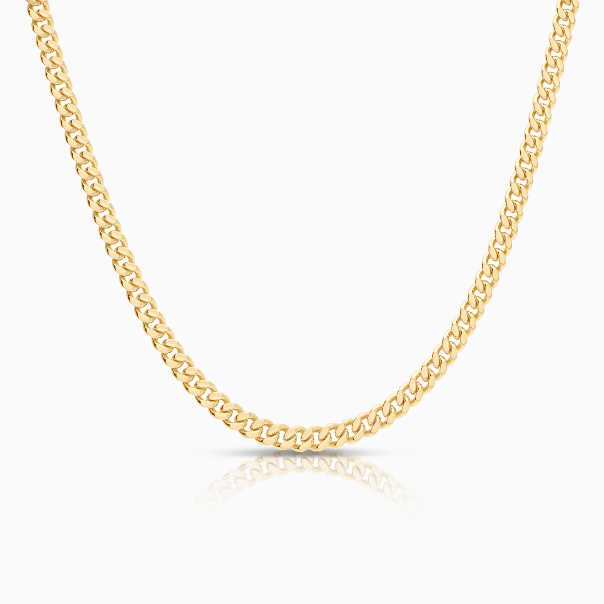 Curb necklace 23.08g 18K gold