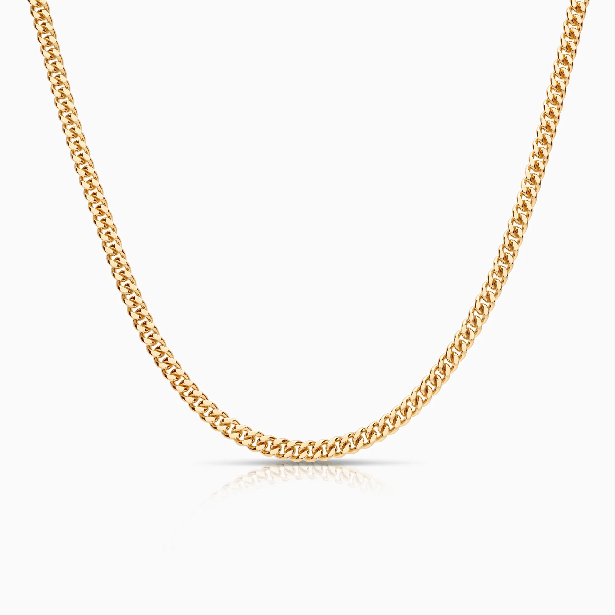 Curb necklace 24.43g 18K gold