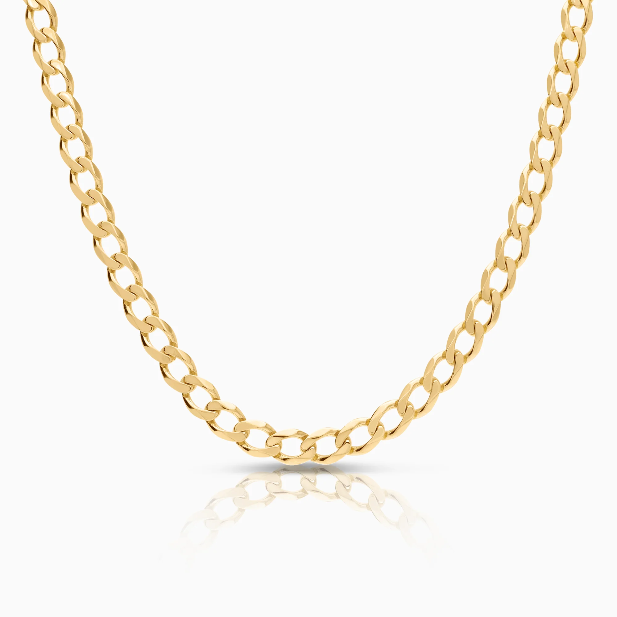 Curb necklace 26.94g 18K gold