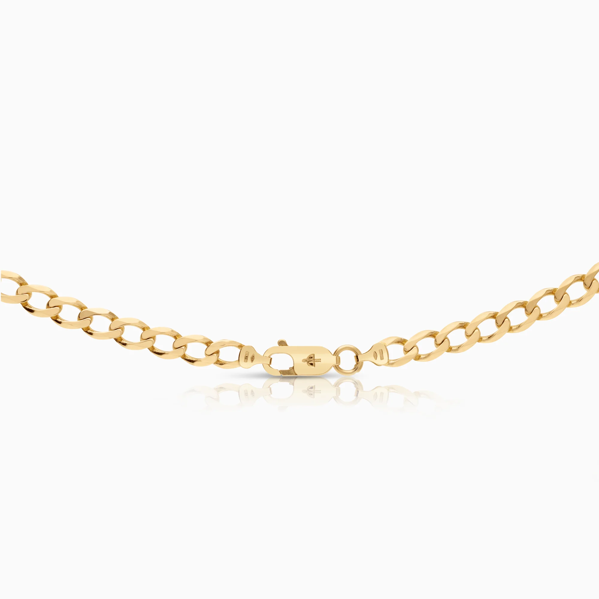 Curb necklace 26.94g 18K gold - Image 3