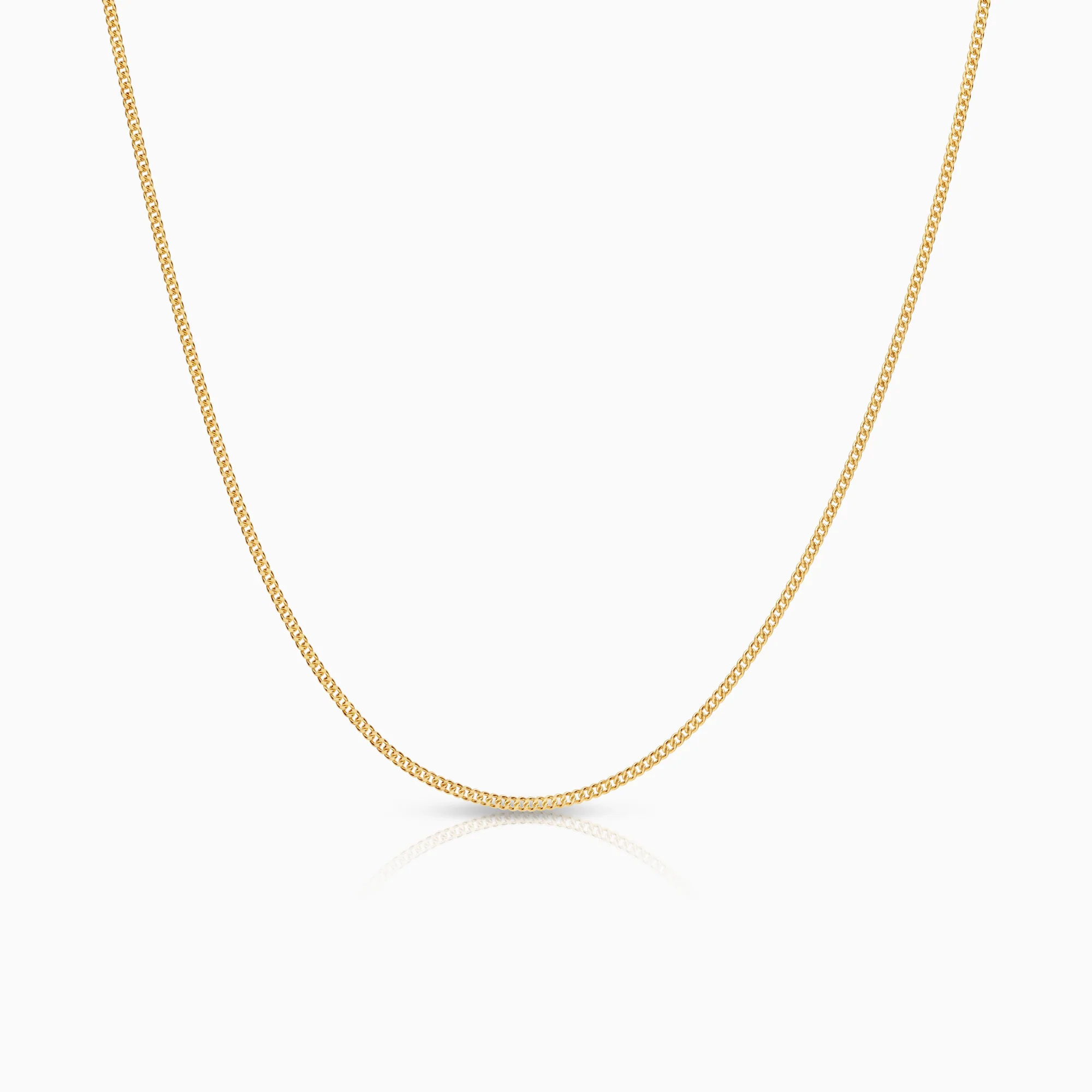 Curb necklace 4.62g 18K gold