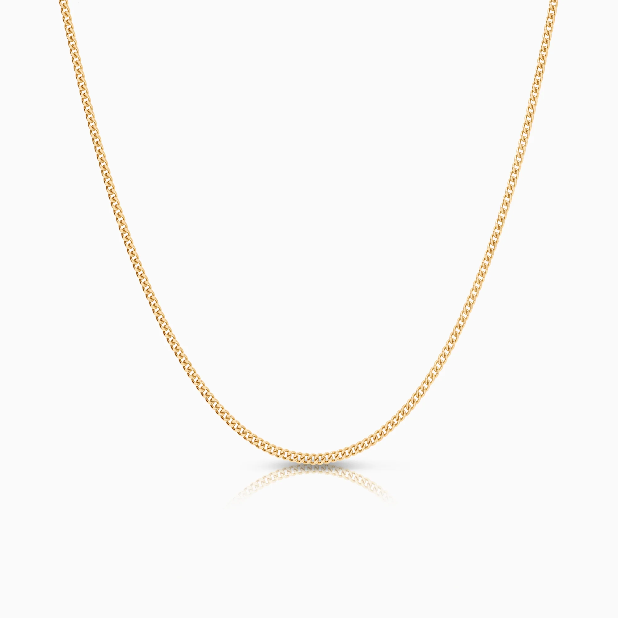 Curb necklace 5.15g 18K gold