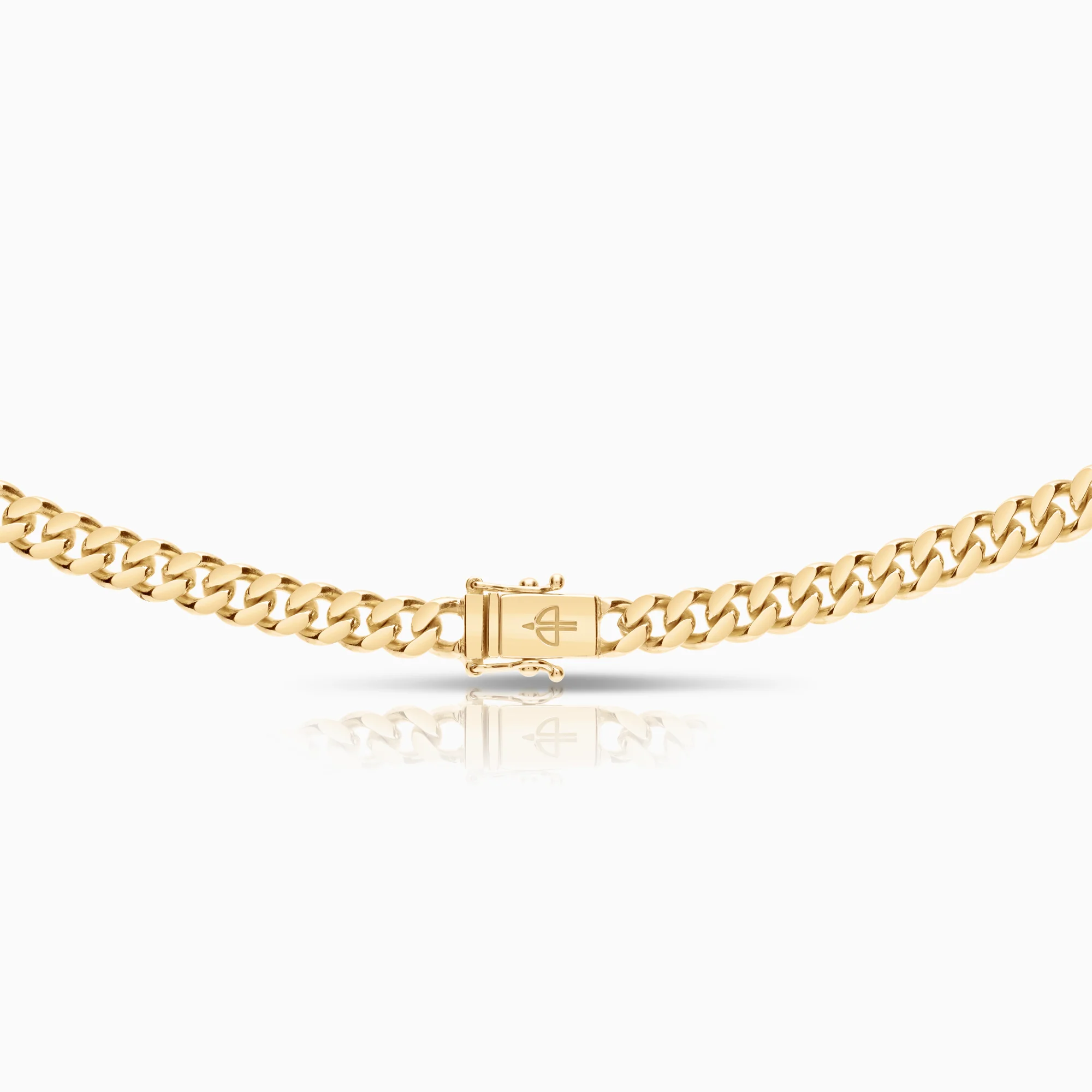 Curb necklace 57.60g 18K gold - Image 3