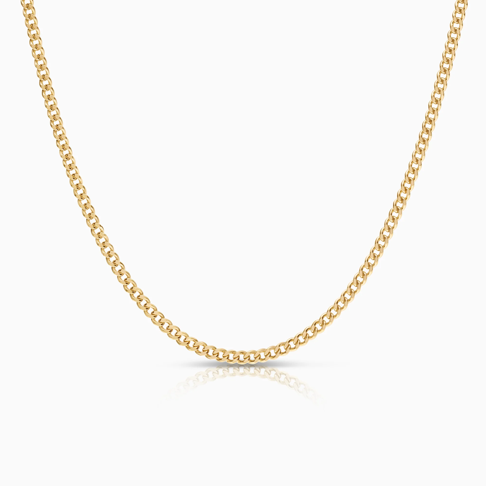 Curb necklace 6.02g 18K gold