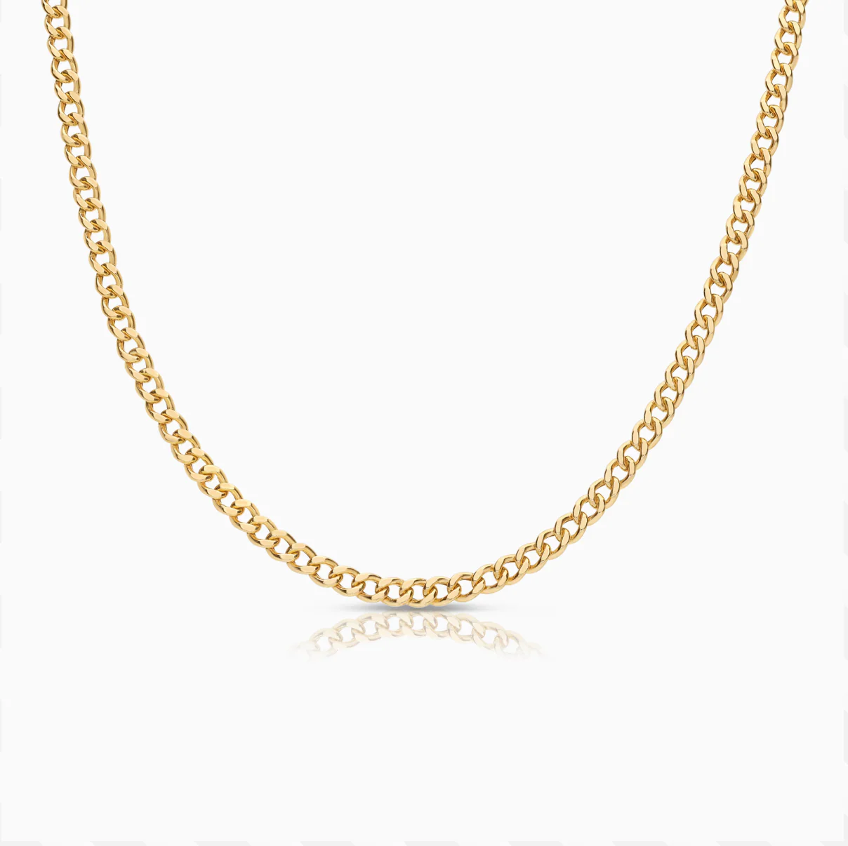 Curb necklace 7.30g 18K gold