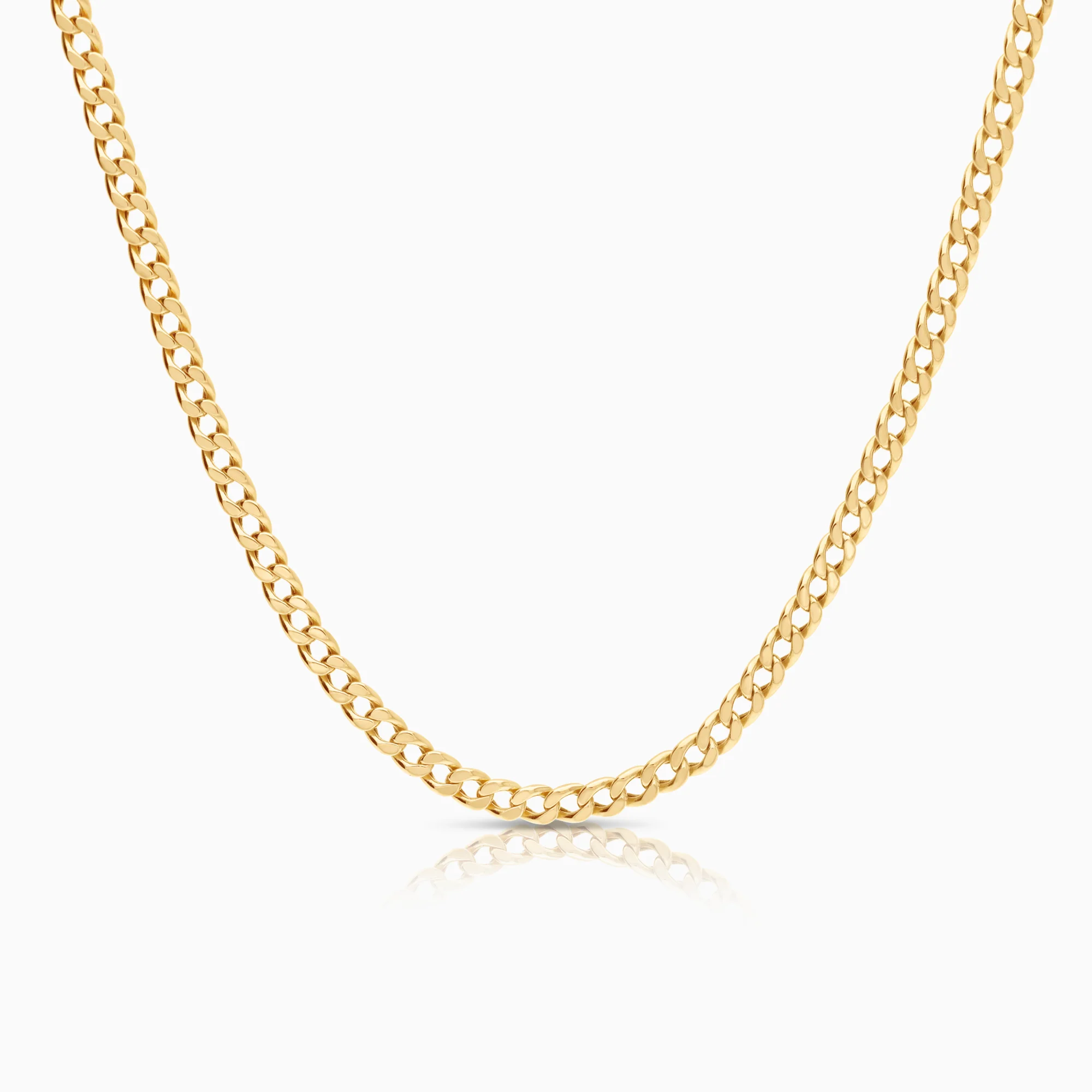 Curb necklace 8.36g 18K gold