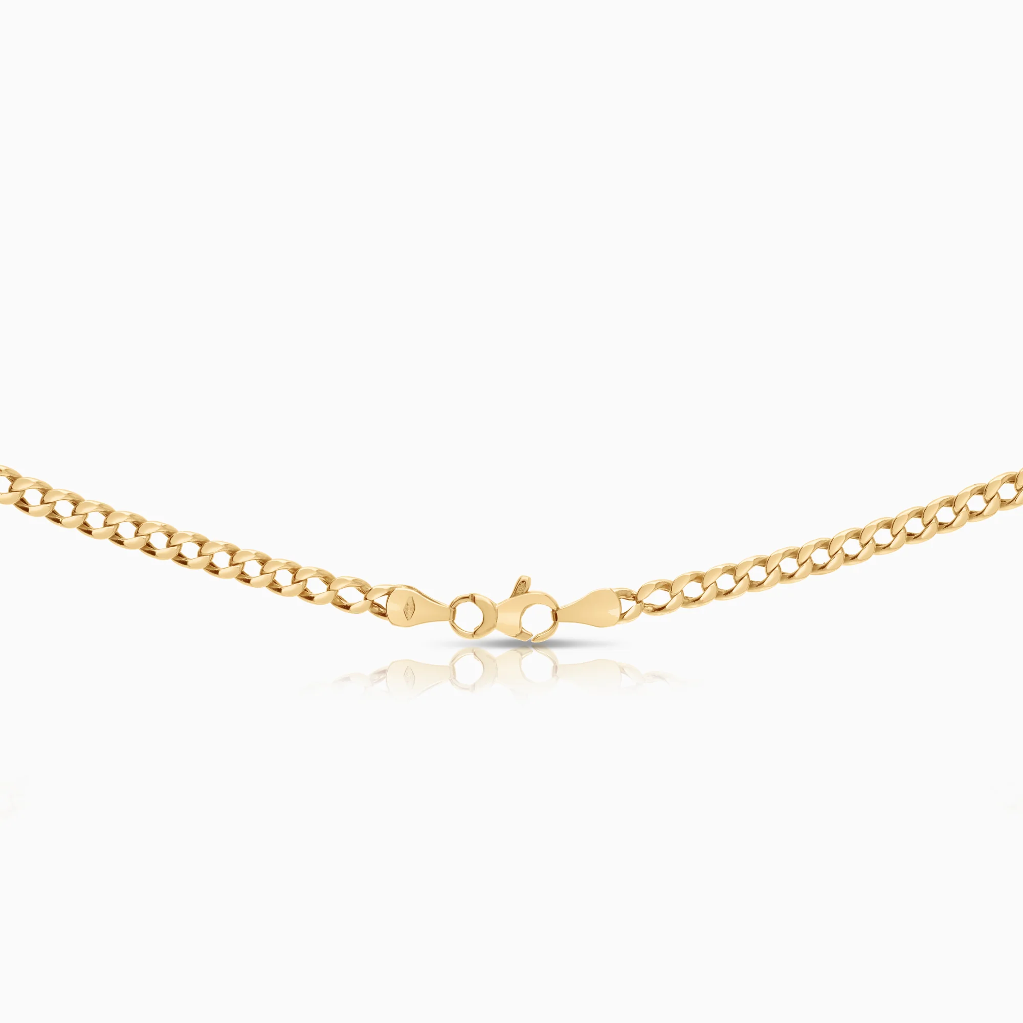 Curb necklace 8.36g 18K gold - Image 2