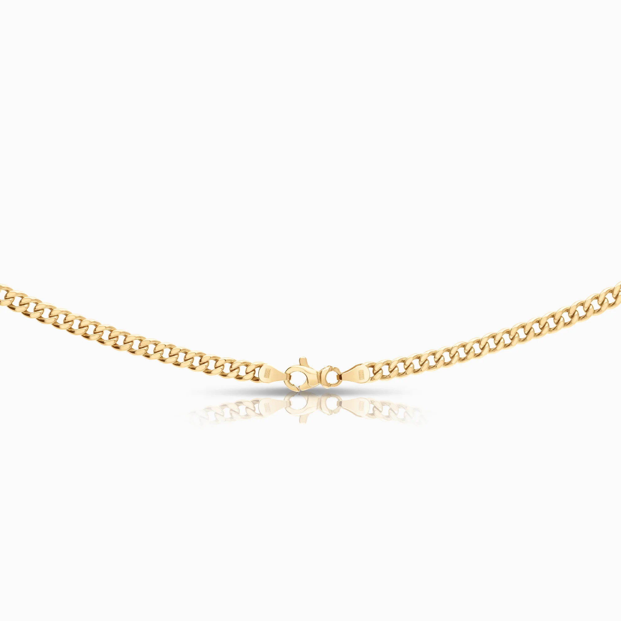 Curb necklace 9.61g 18K gold - Image 2