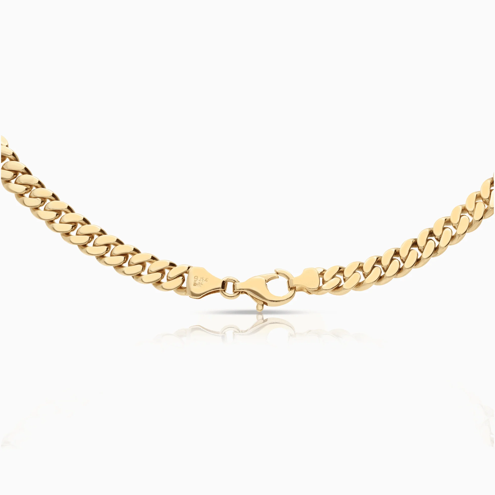 Curb chain 106.80g 14K gold - Image 2