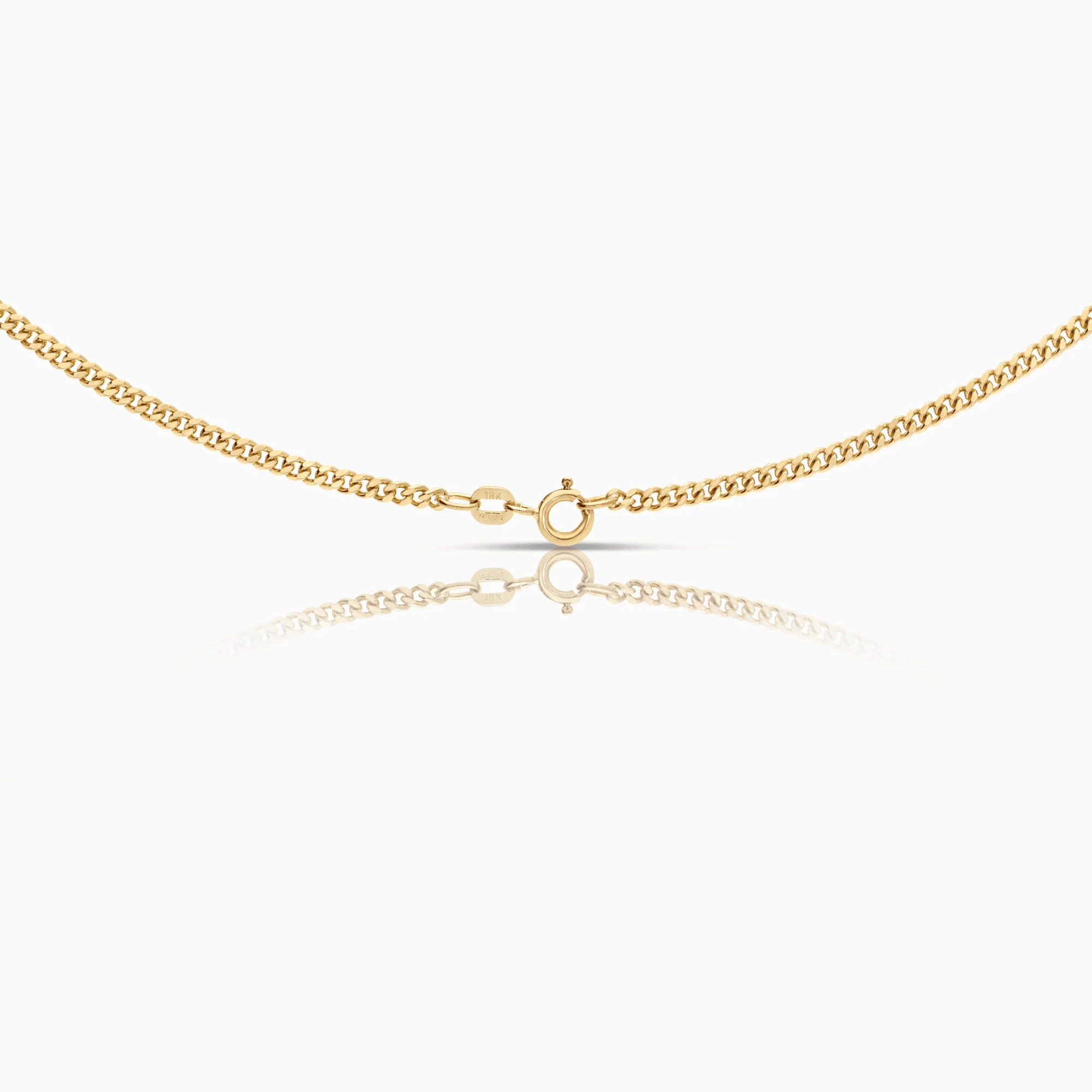 Curb chain 11.62g 18K gold - Image 2