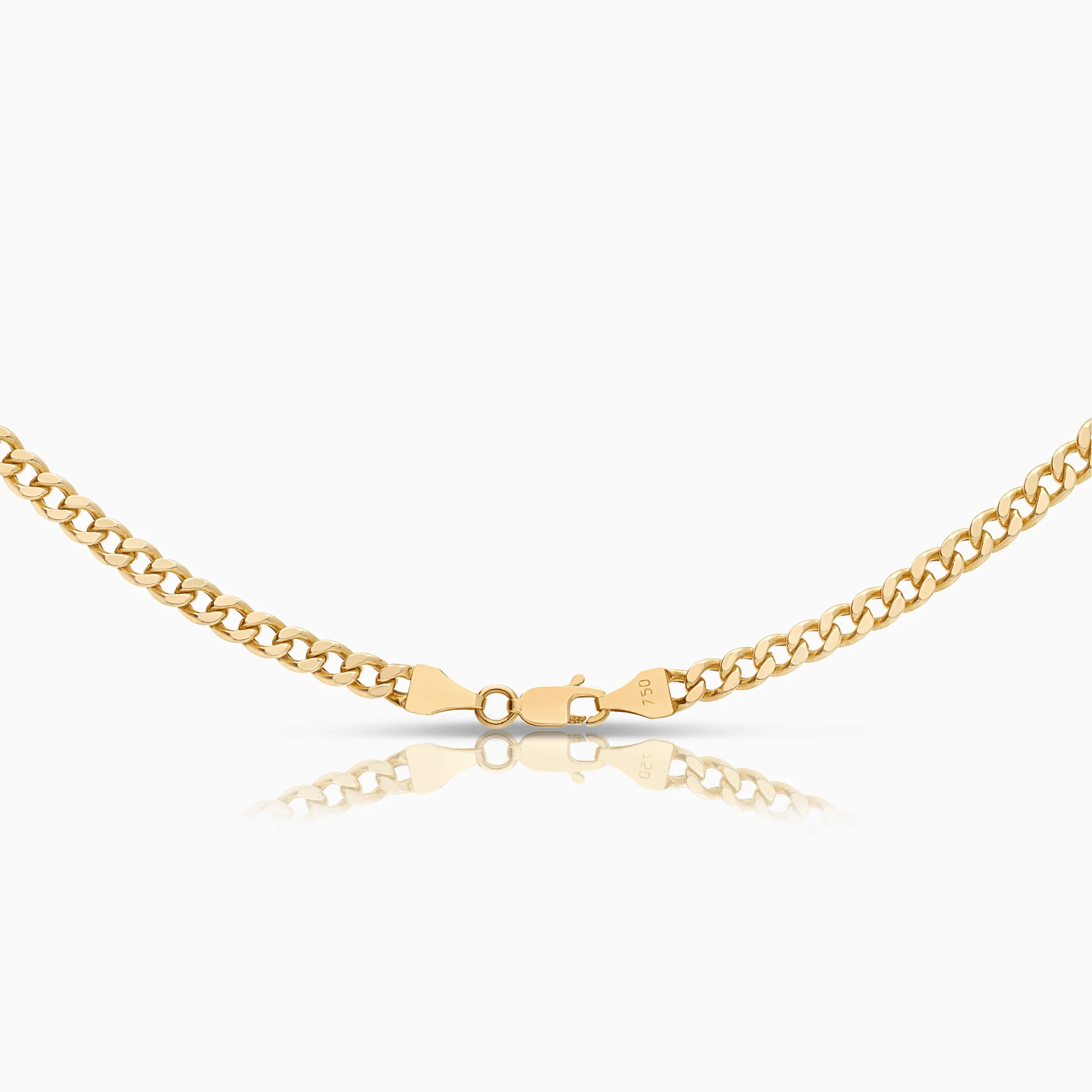 Curb chain 14.30g 18K gold - Image 2