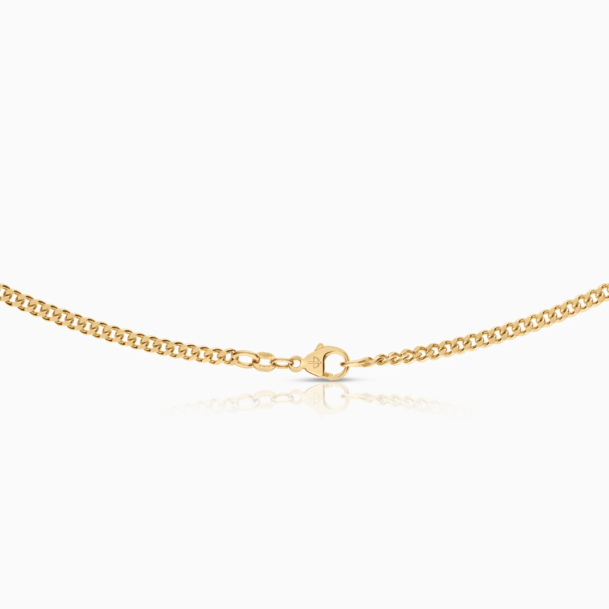 Curb chain 15.20g 18K gold - Image 2