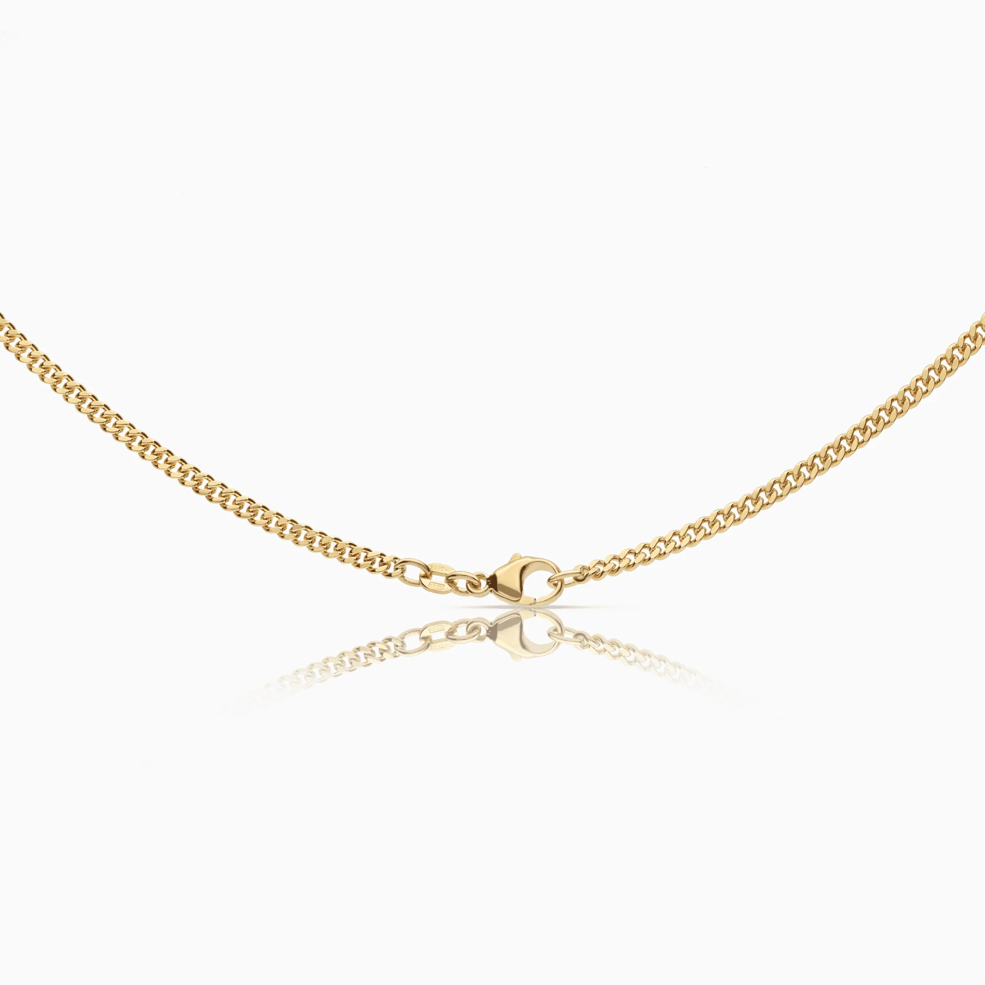 Curb chain 17.32g 18K gold - Image 2