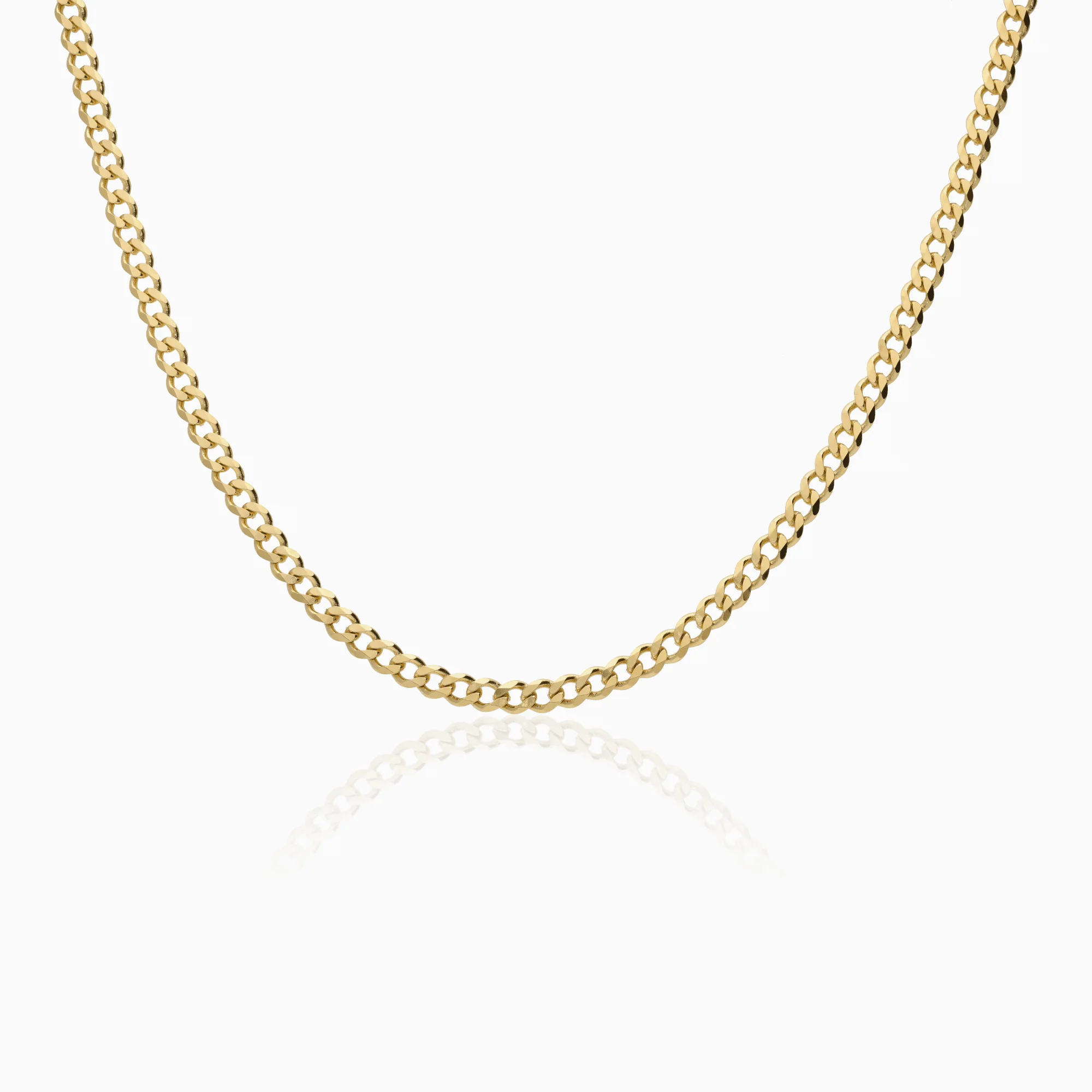 Curb chain 18.0g 18K gold