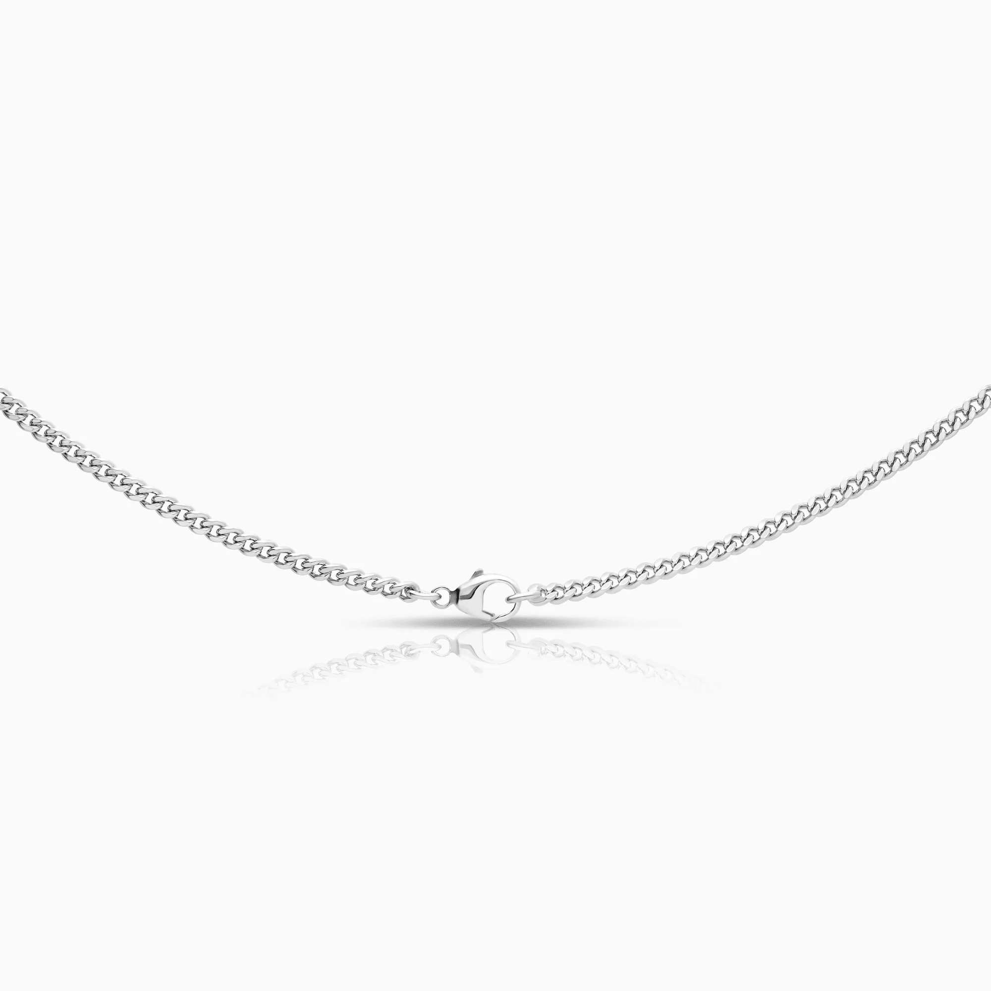 Curb chain 18.96g 18K white gold - Image 2