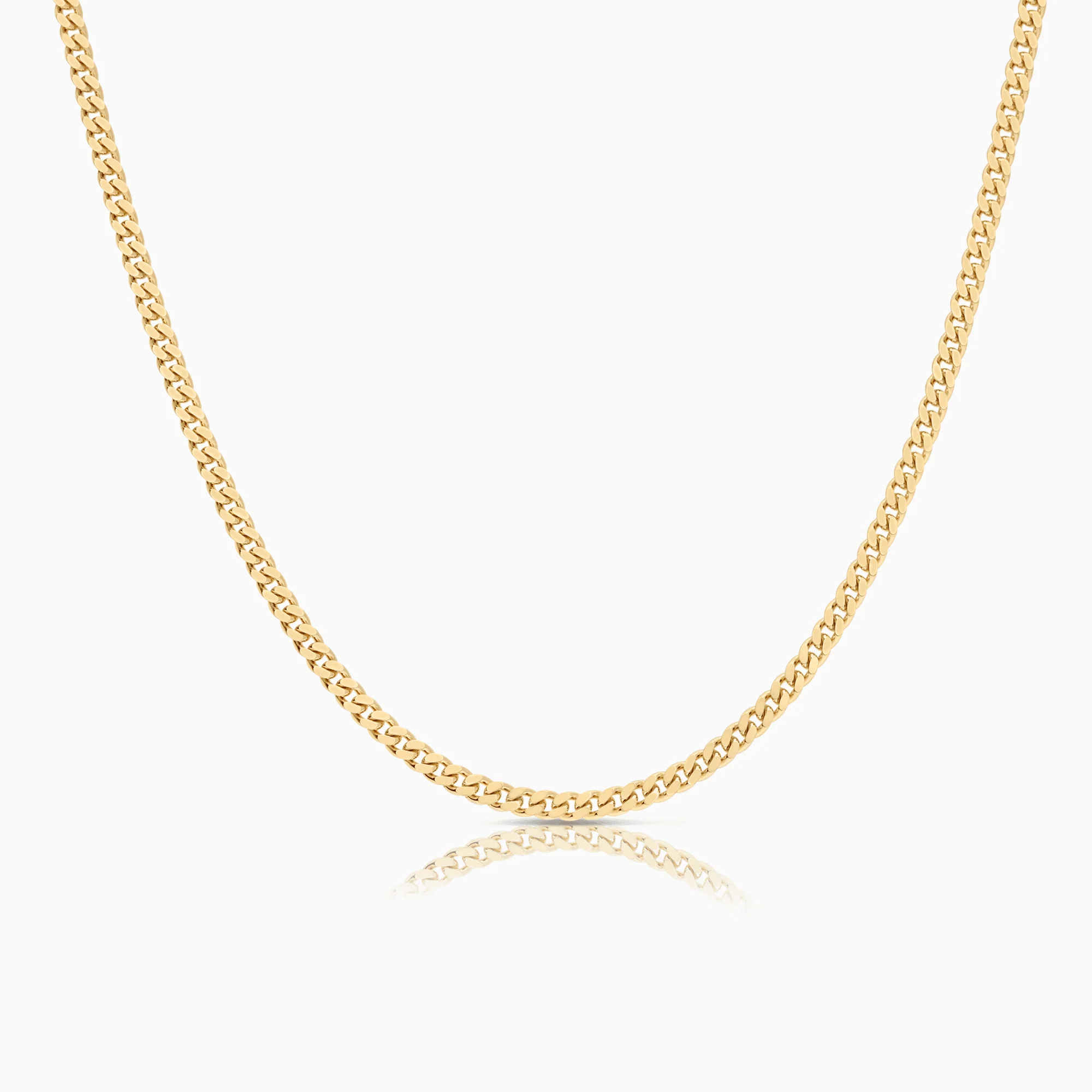 Curb chain 21.02g 18K gold