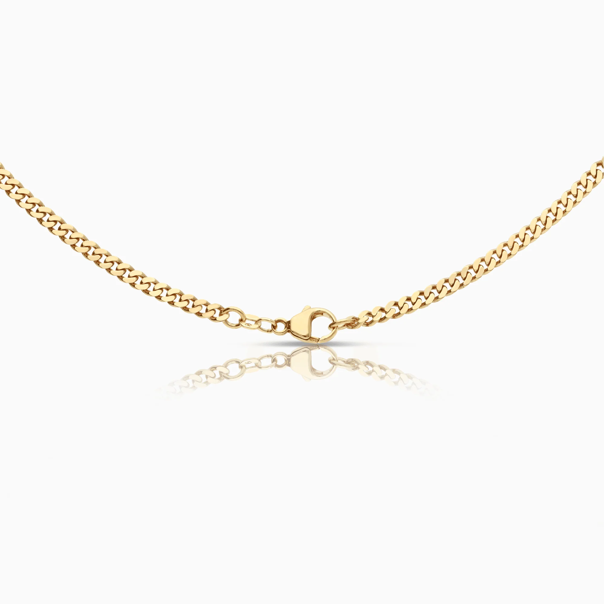 Curb chain 21.10g 18K gold - Image 2