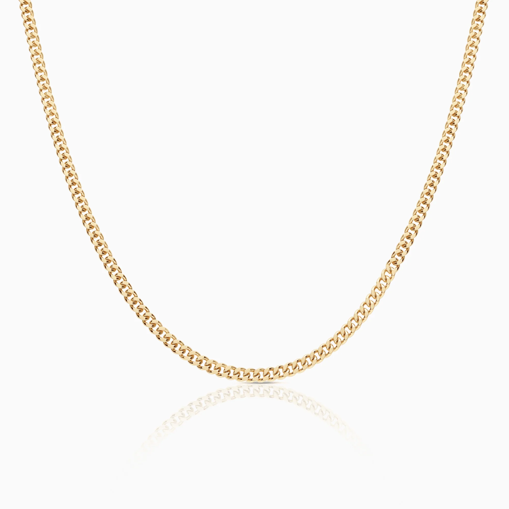 Curb chain 21.58g 18K gold