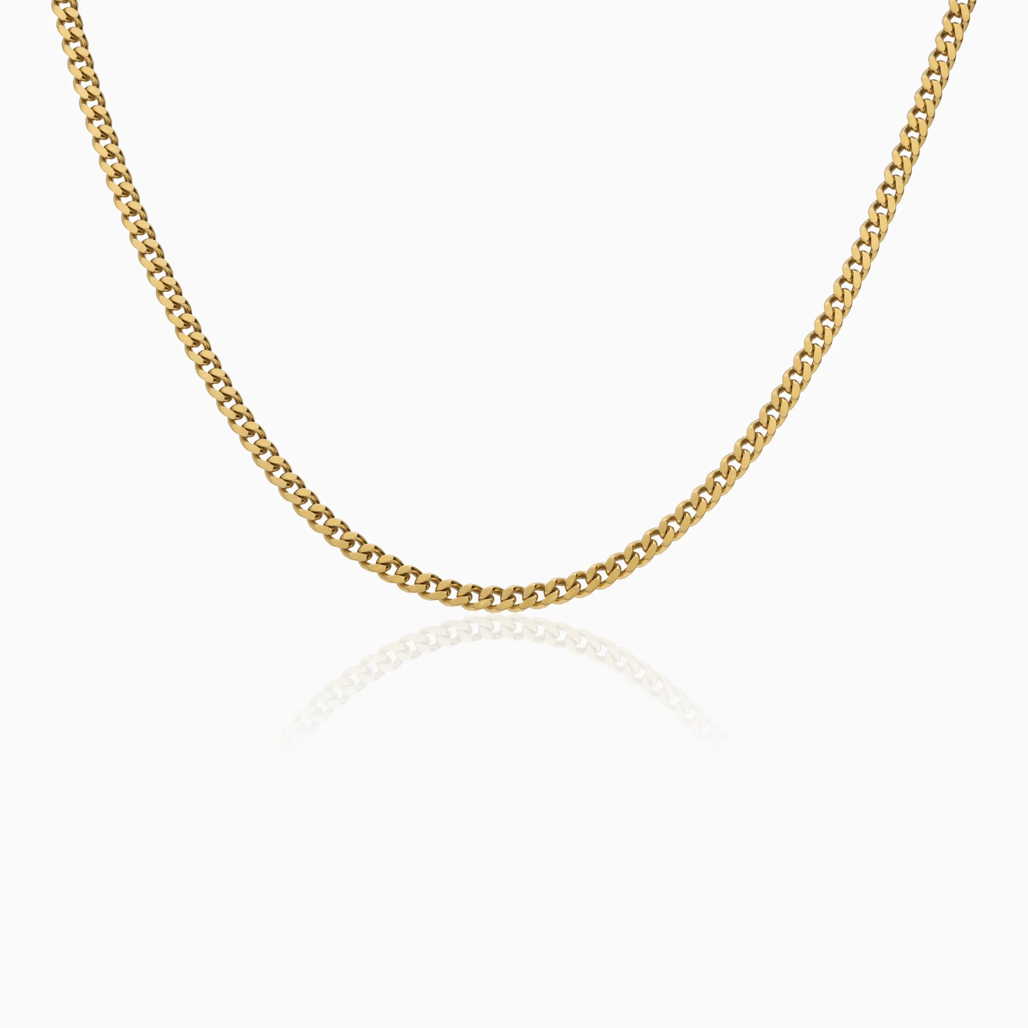 Curb chain 22.14g 18K gold