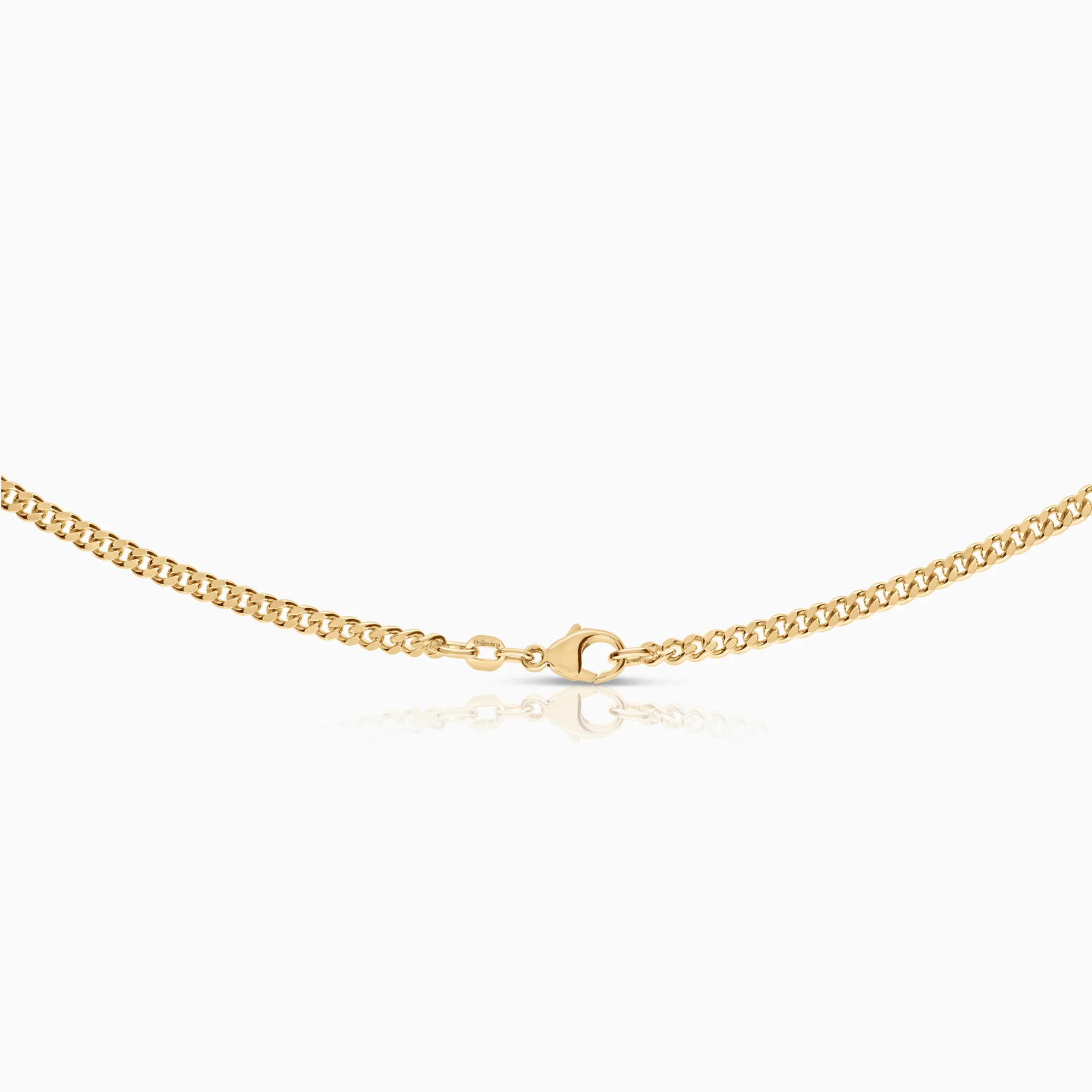 Curb chain 22.71g 18K gold - Image 2