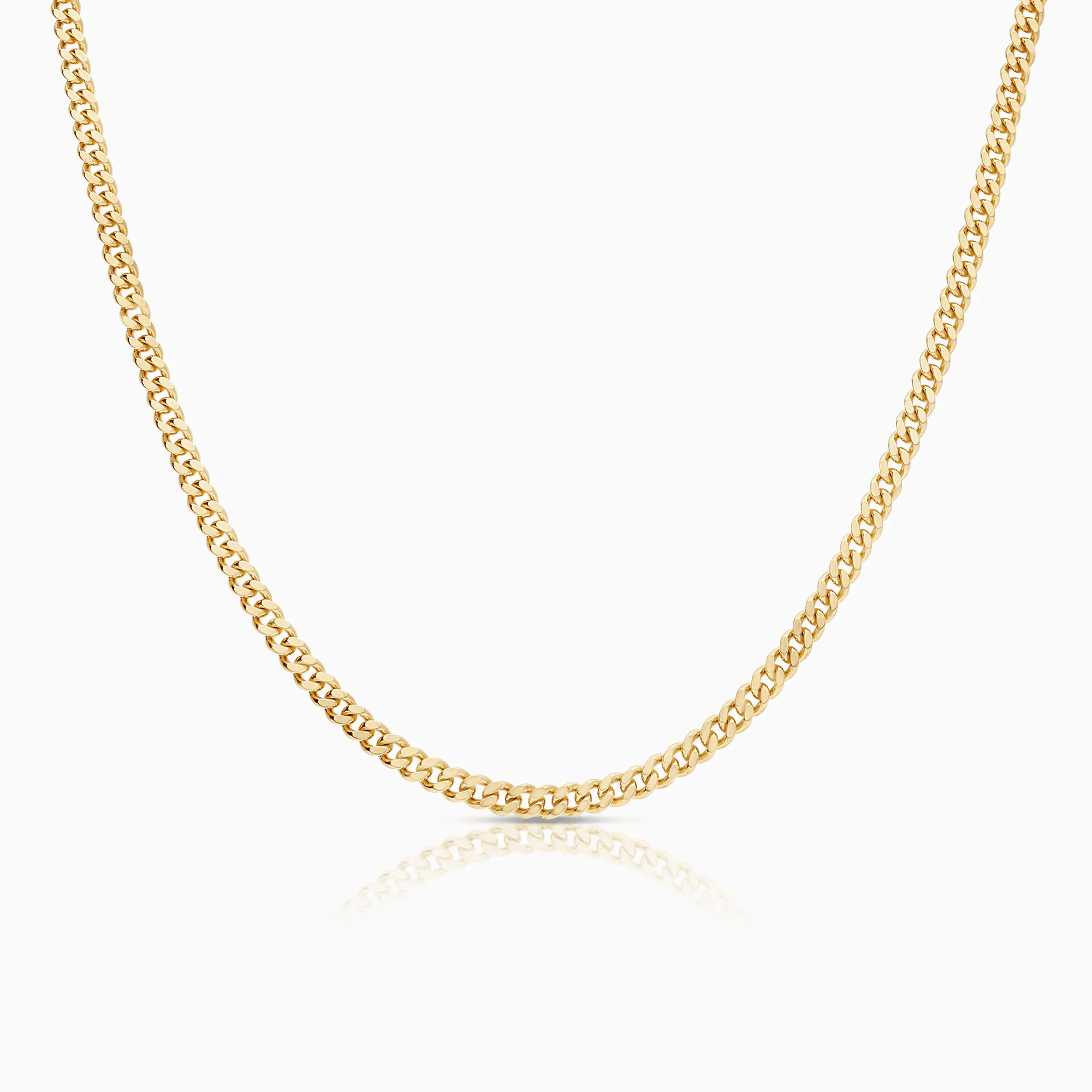 Curb chain 23.24g 18K gold