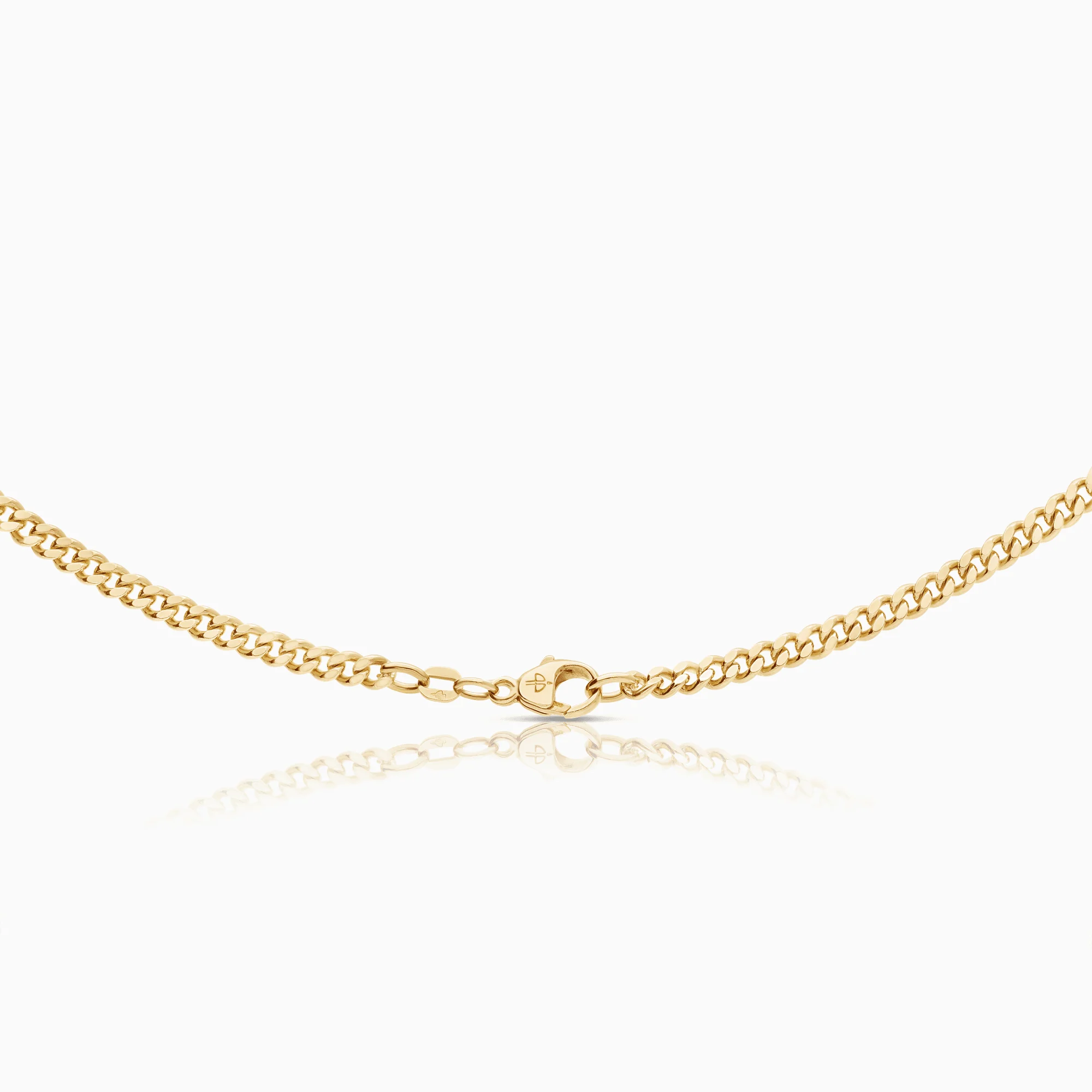 Curb chain 23.24g 18K gold - Image 2