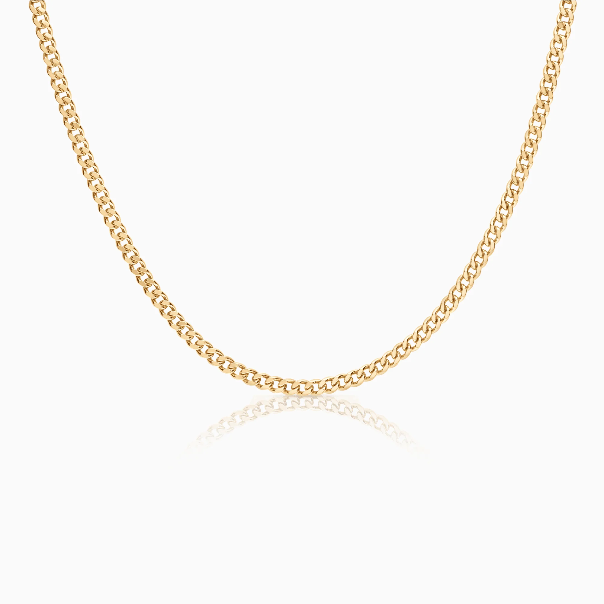 Curb chain 24.34g 18K gold