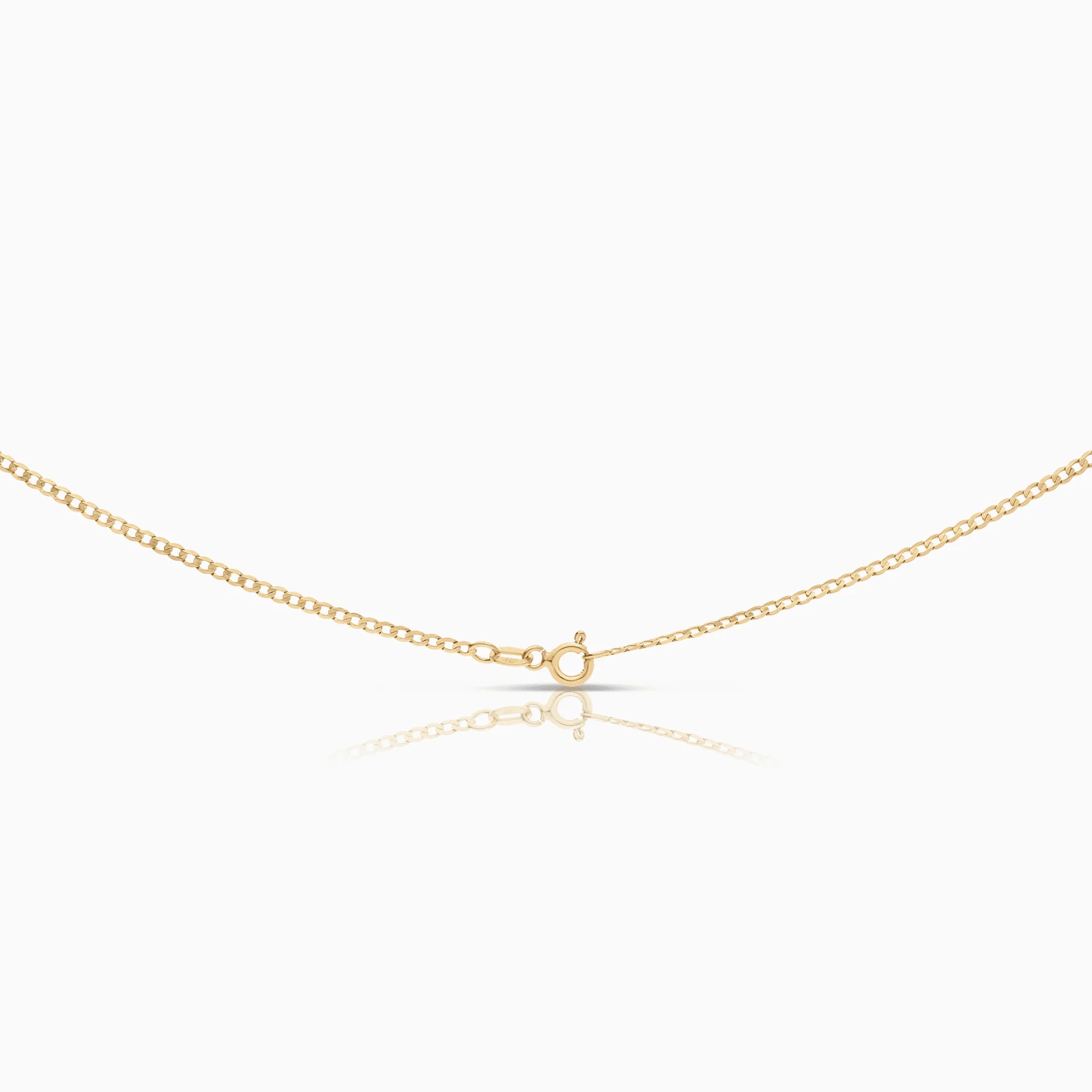 Curb chain 2.45g 18K gold - Image 2