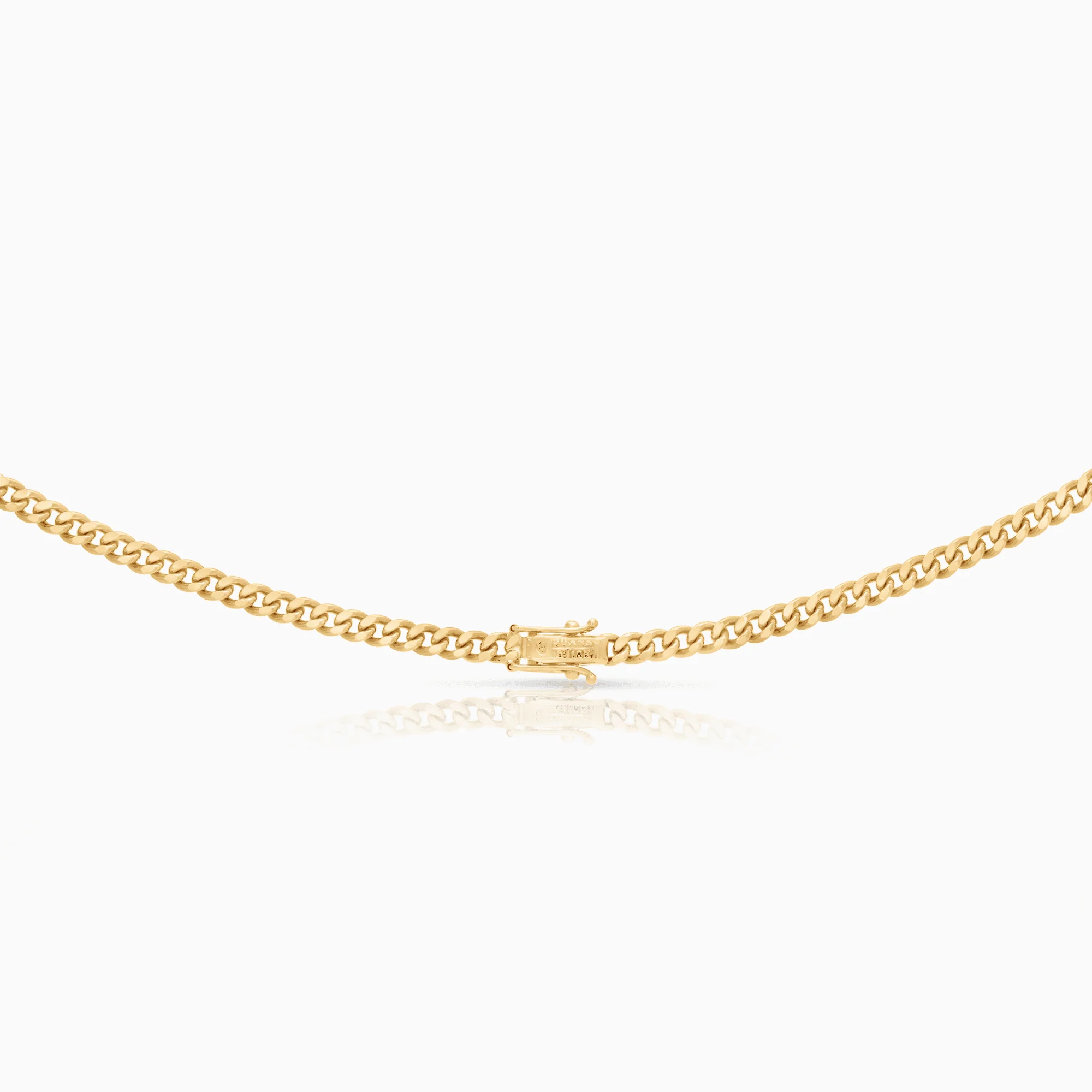 Curb chain 24.80g 18K gold - Image 2