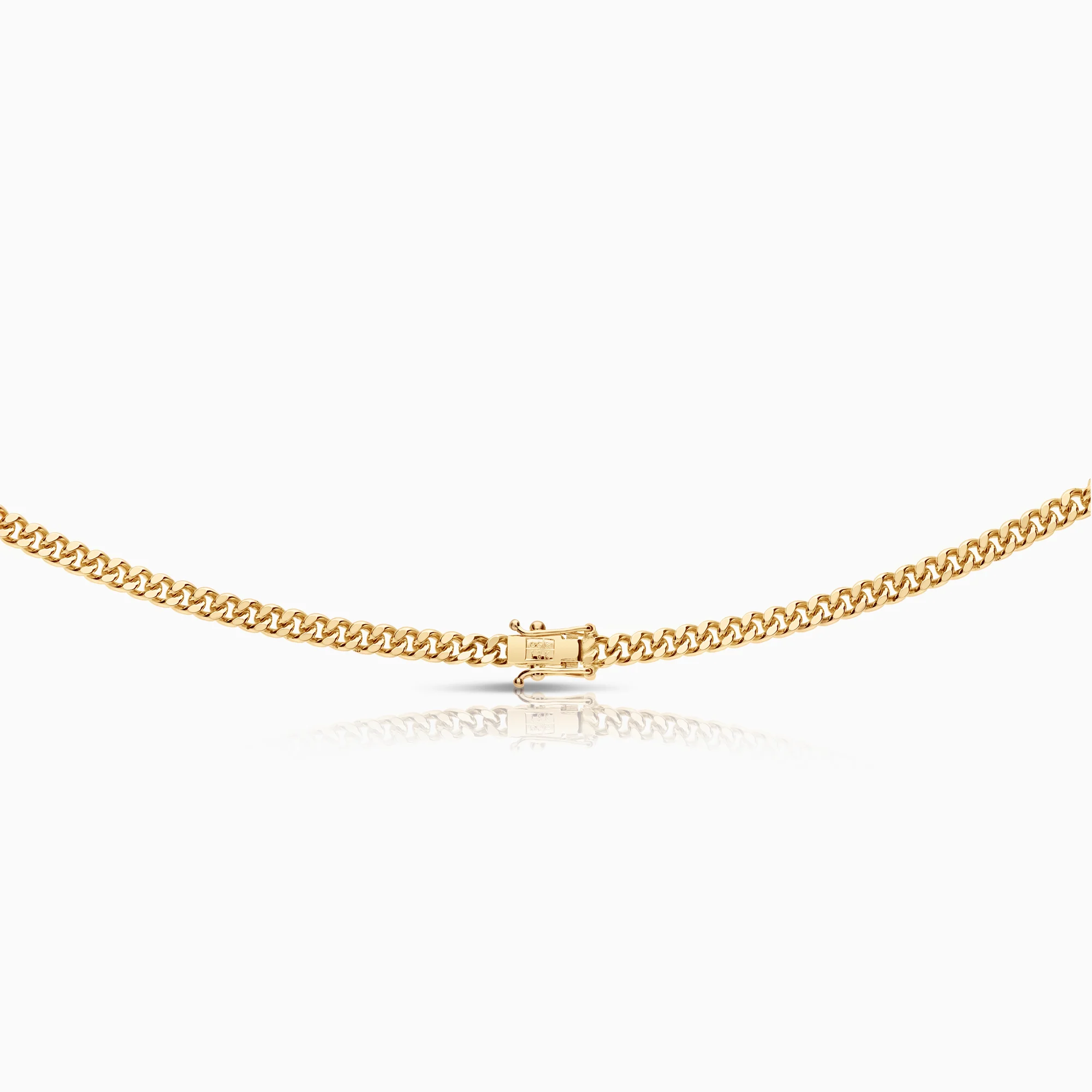 Curb chain 27.14g 18K gold - Image 2
