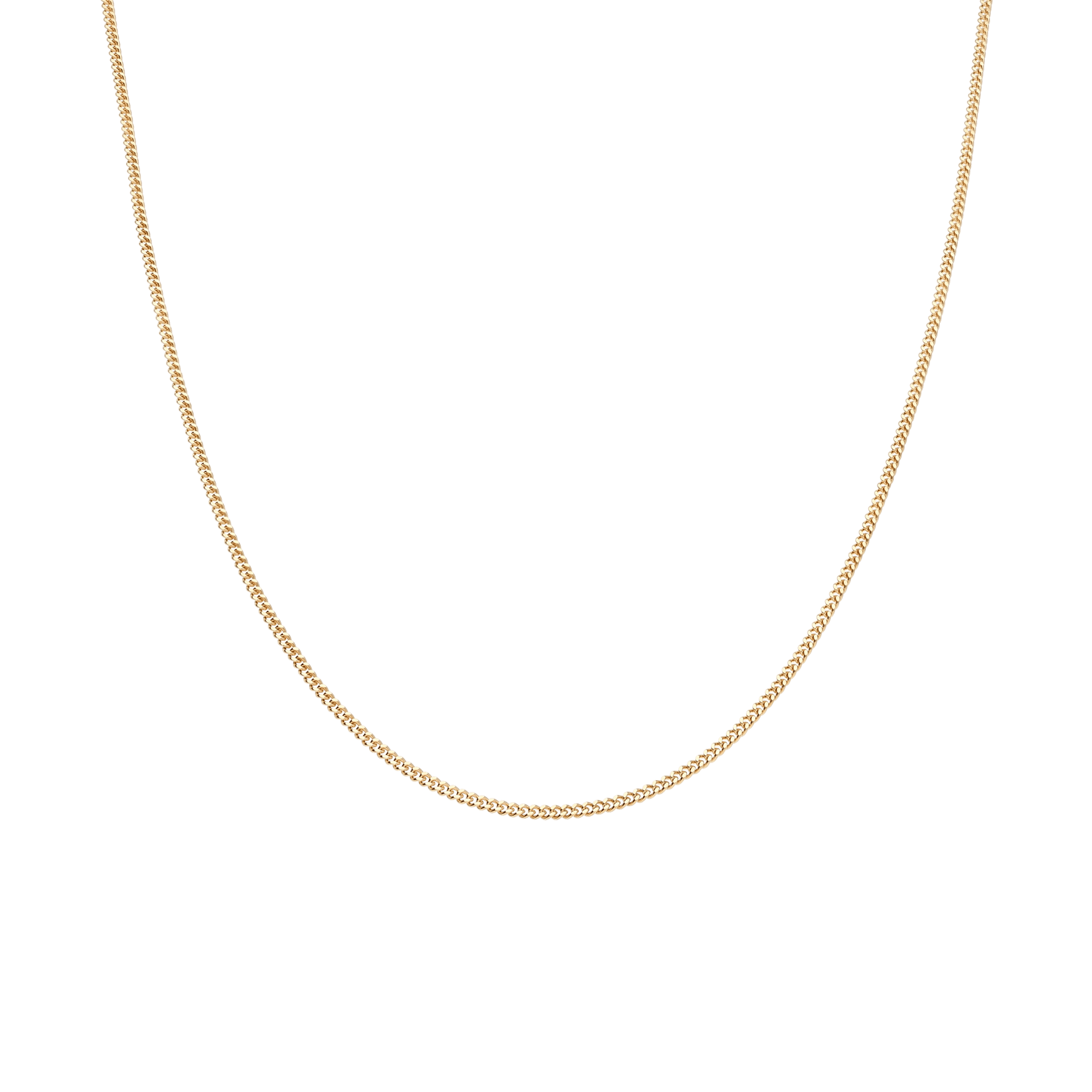 Curb chain 3.06g 18K gold - Image 2