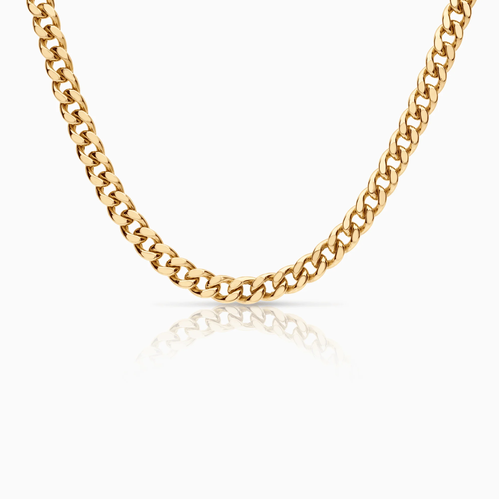 Curb chain 32.00g 18K gold