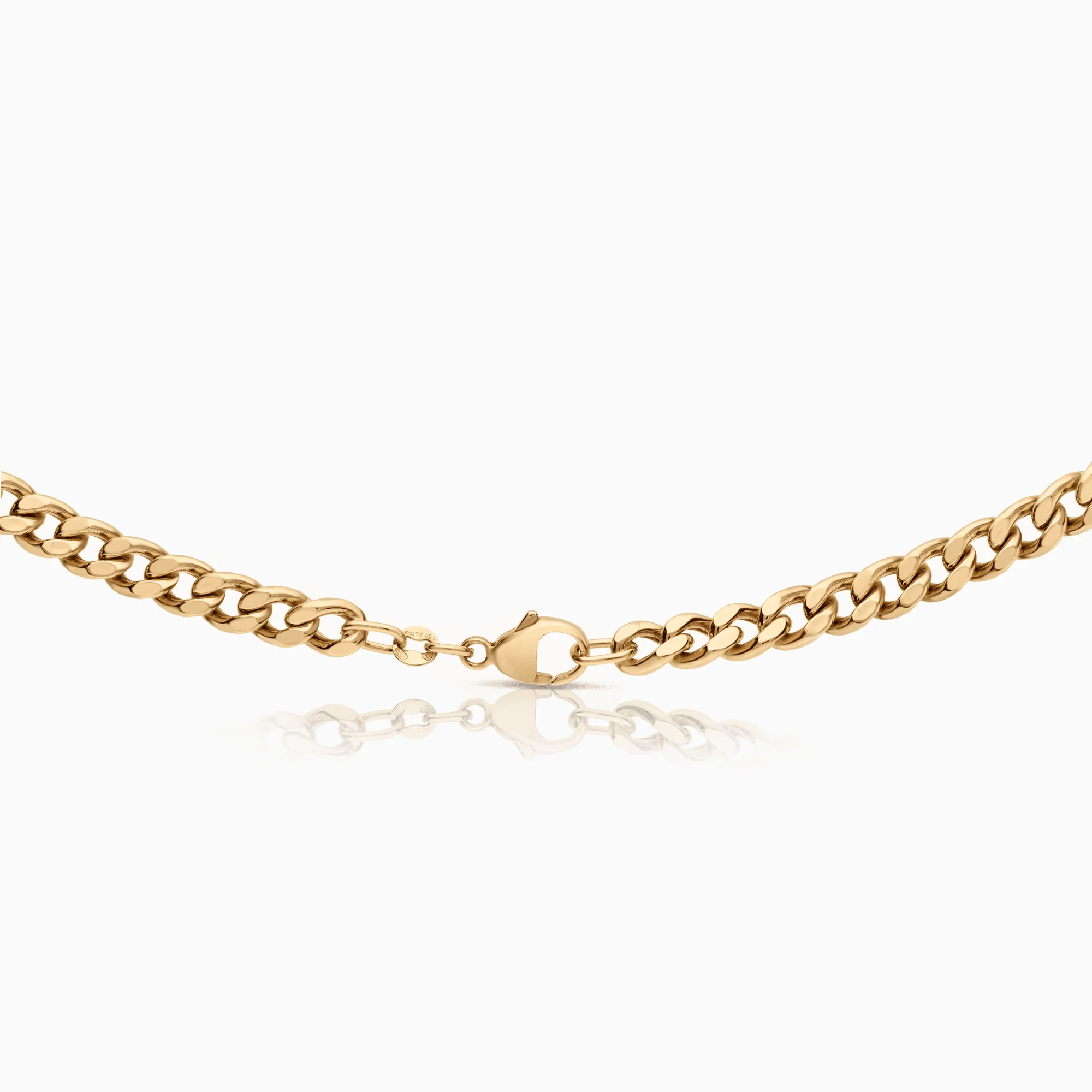 Curb chain 32.00g 18K gold - Image 2
