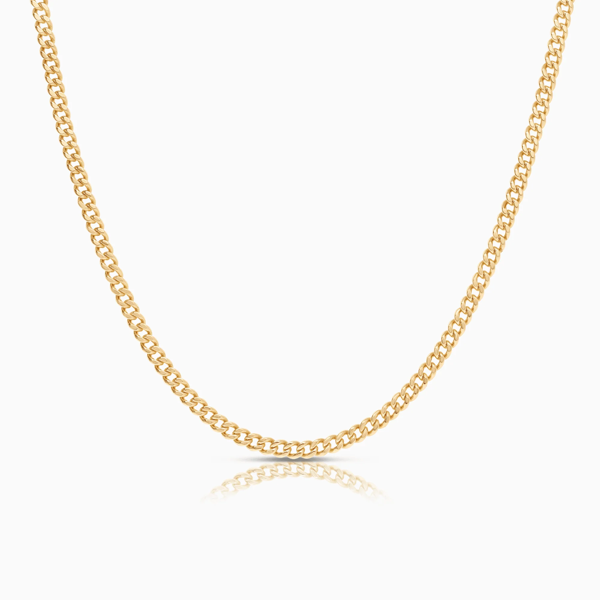 Curb chain 32.60g 18K gold