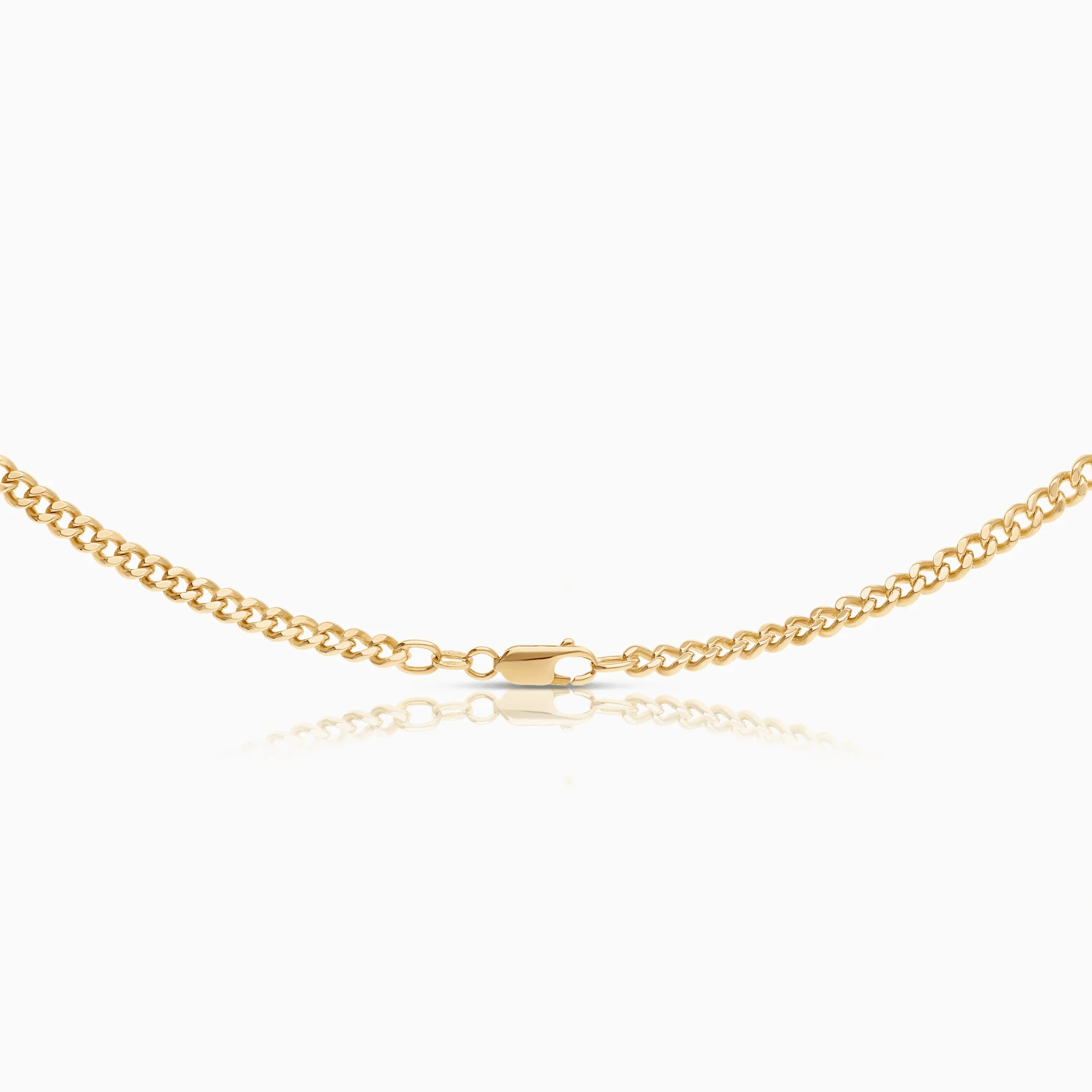 Curb chain 32.60g 18K gold - Image 2