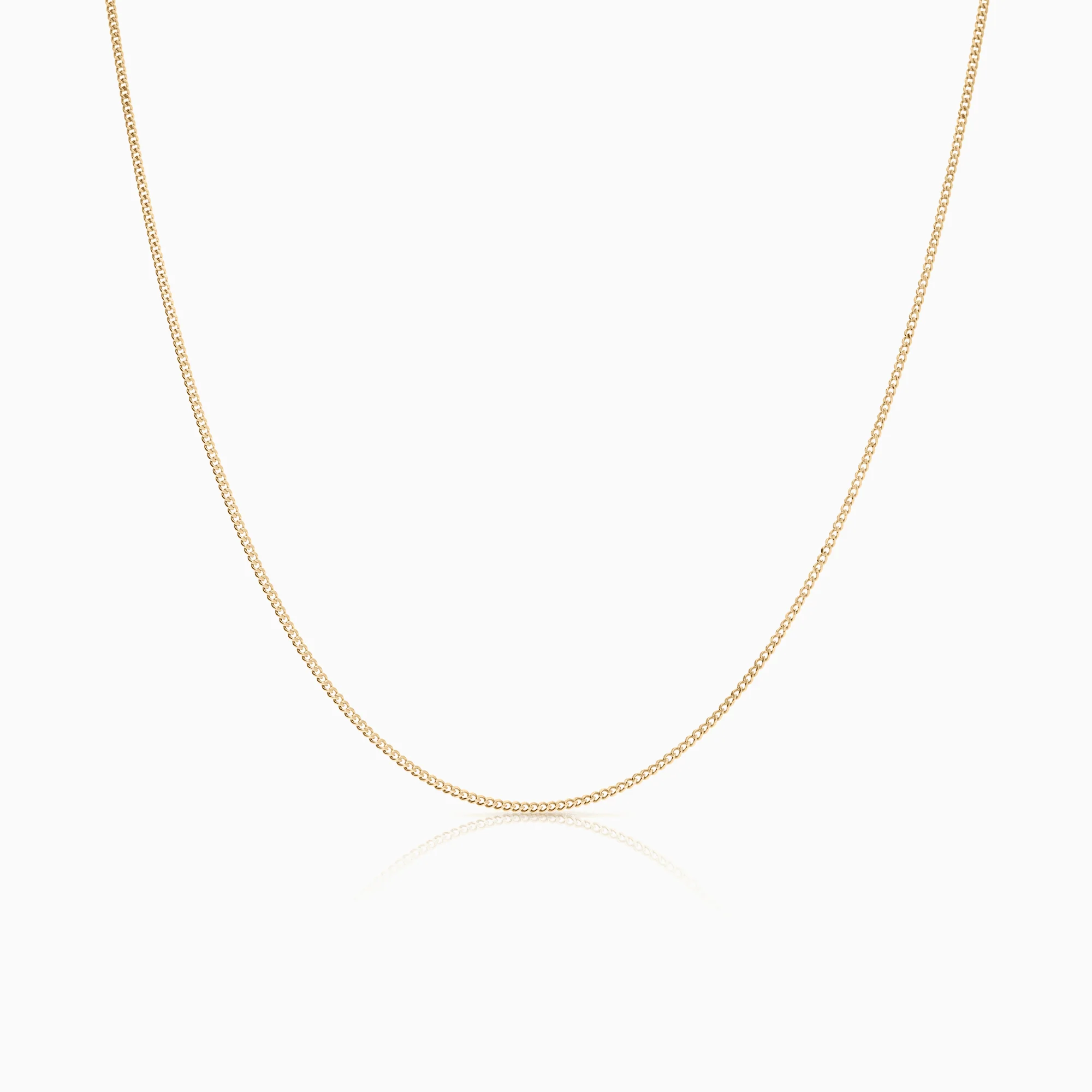 Curb chain 43.5cm 18K gold