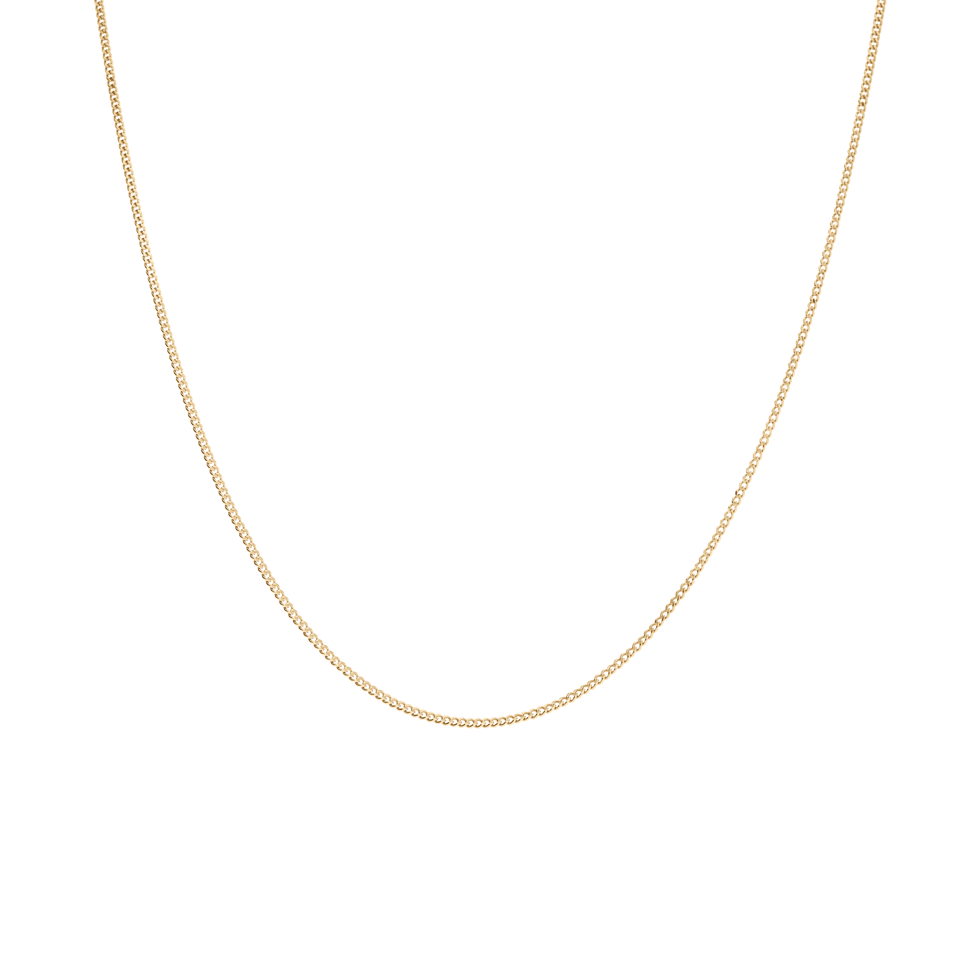 Curb chain 43.5cm 18K gold - Image 2