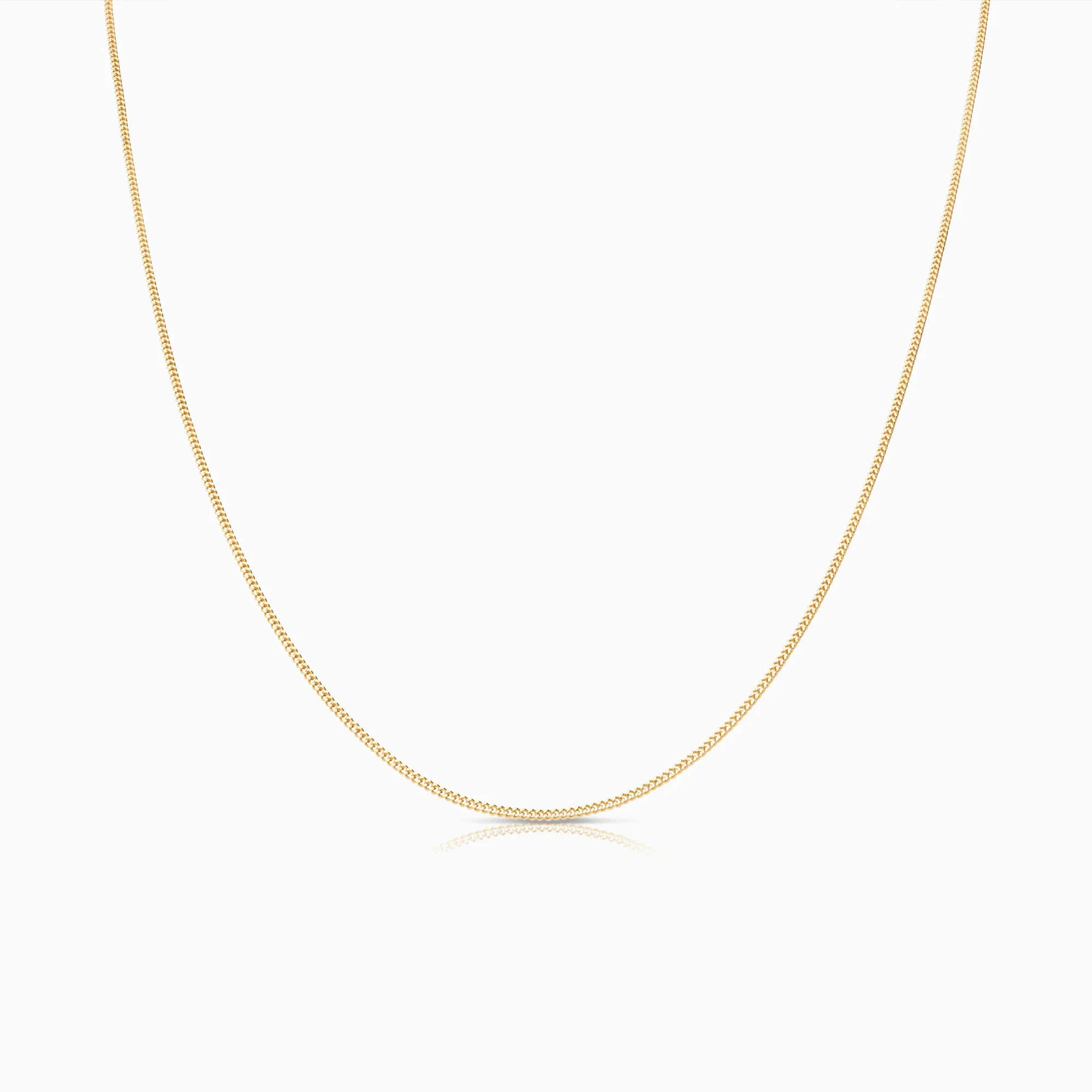 Curb chain 36cm 18K gold