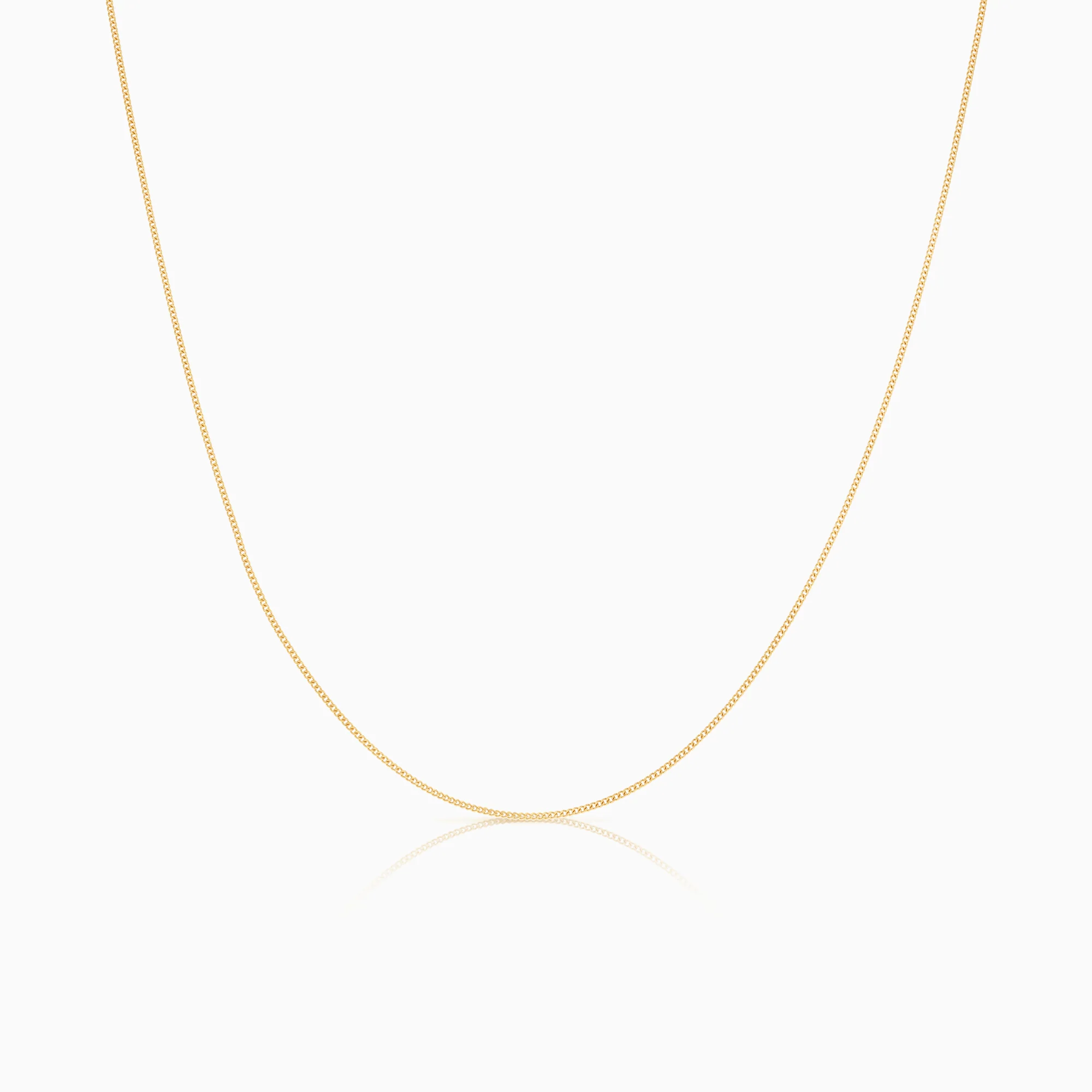 Curb chain 36cm 18K gold
