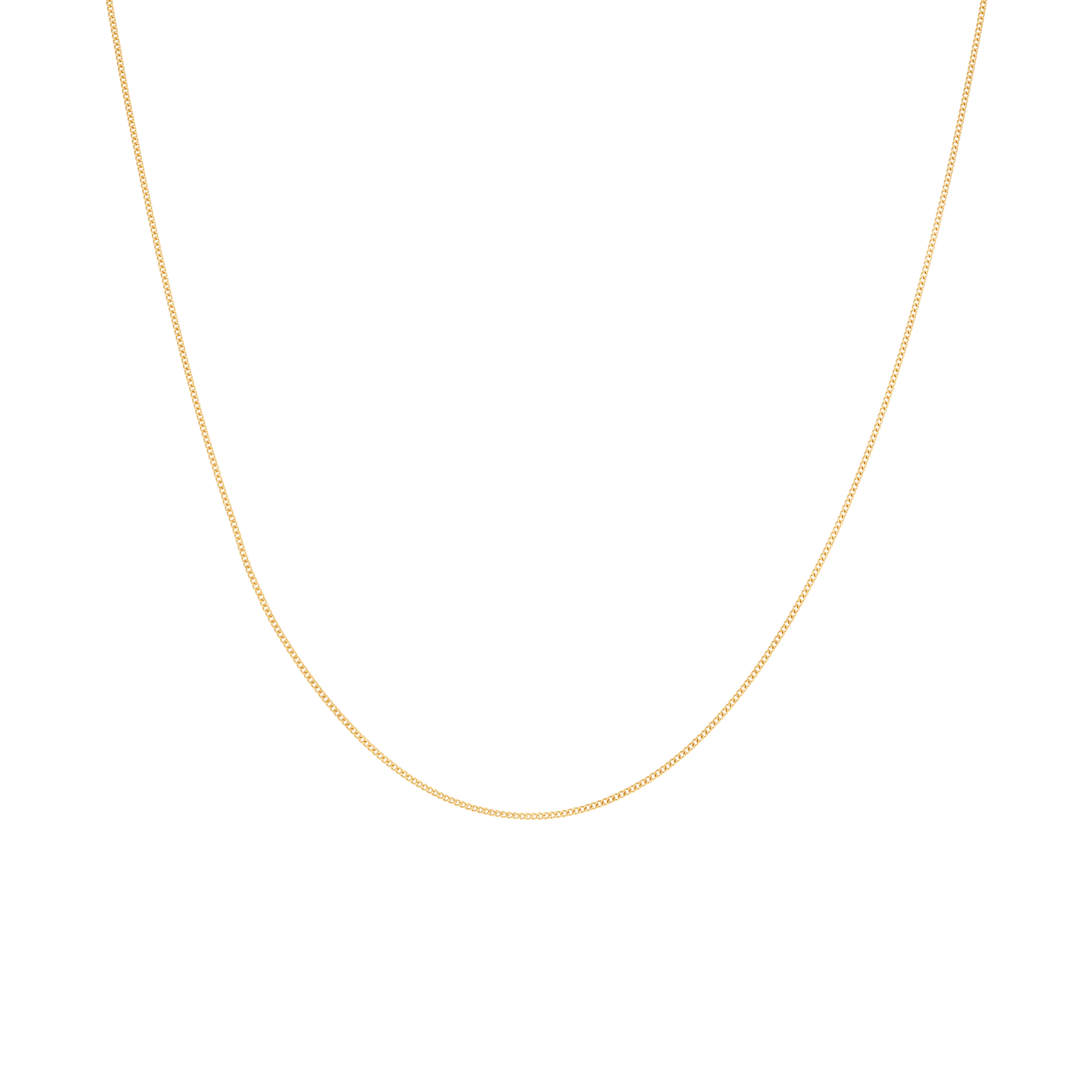 Curb chain 36cm 18K gold - Image 2
