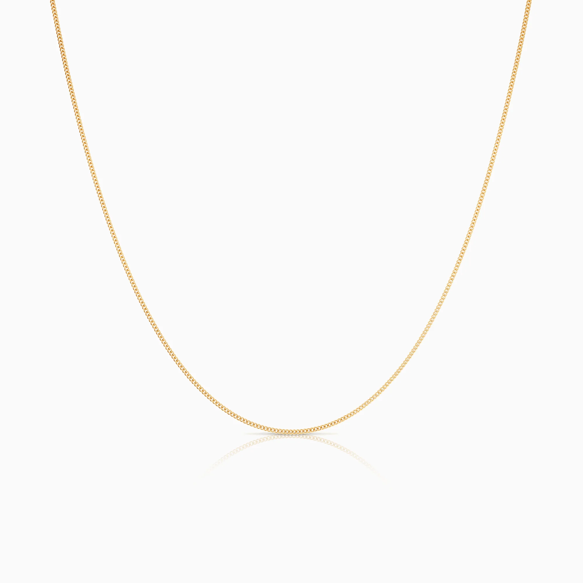 Curb chain 36cm 18K gold